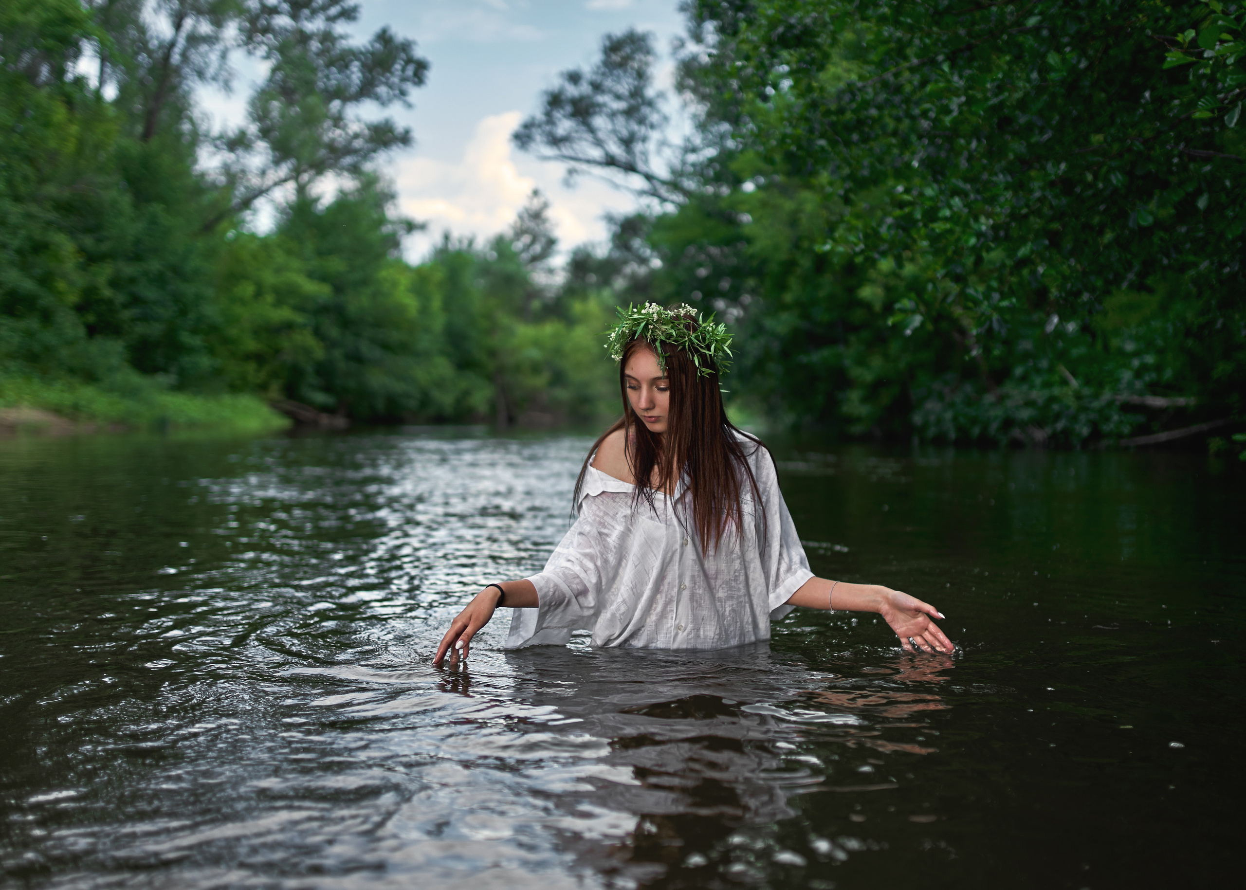 ДАША на речке. Фотограф в Тольятти Вячеслав Цуркан