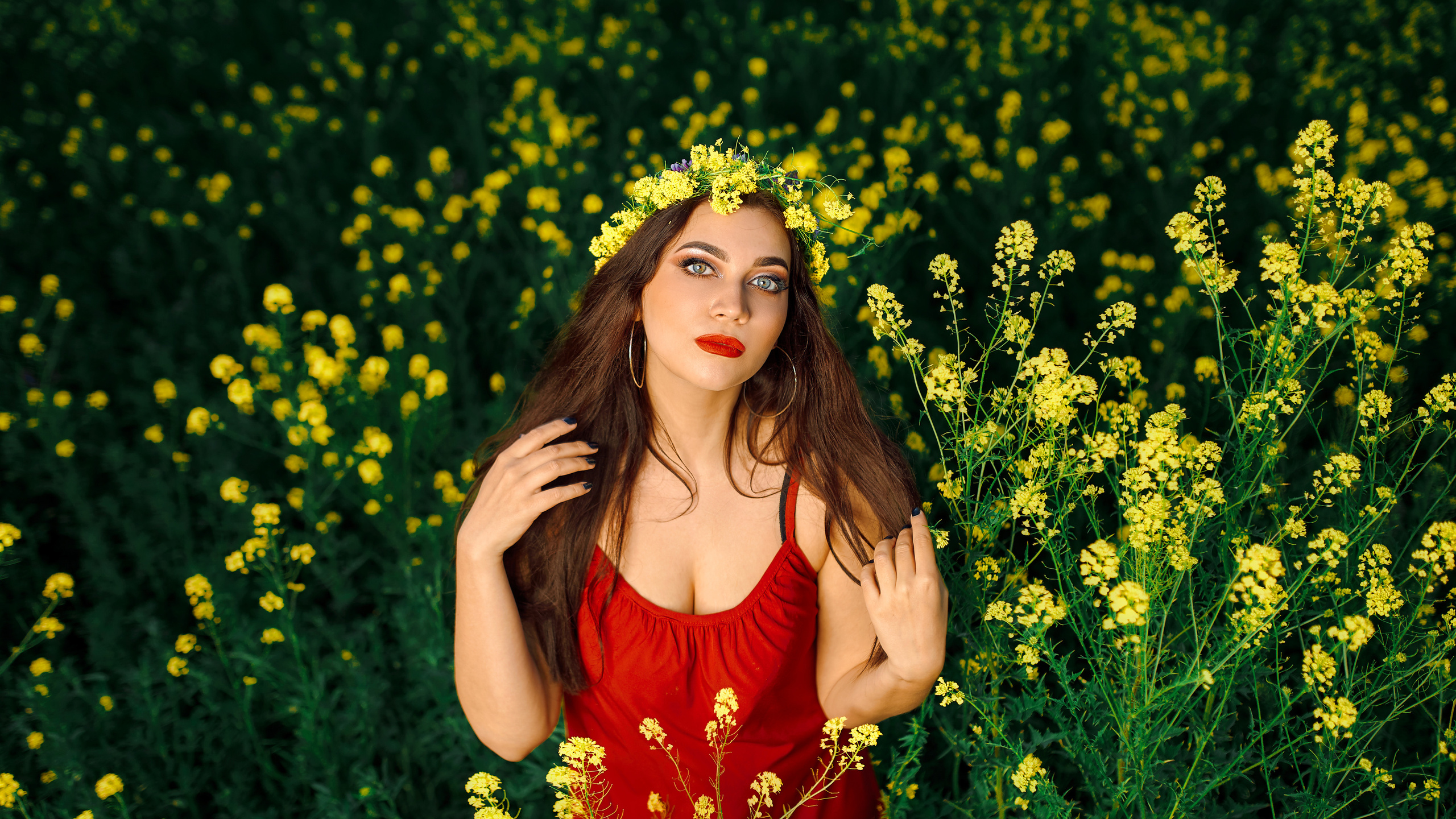 Катя в цветах. Фотограф в Тольятти Вячеслав Цуркан