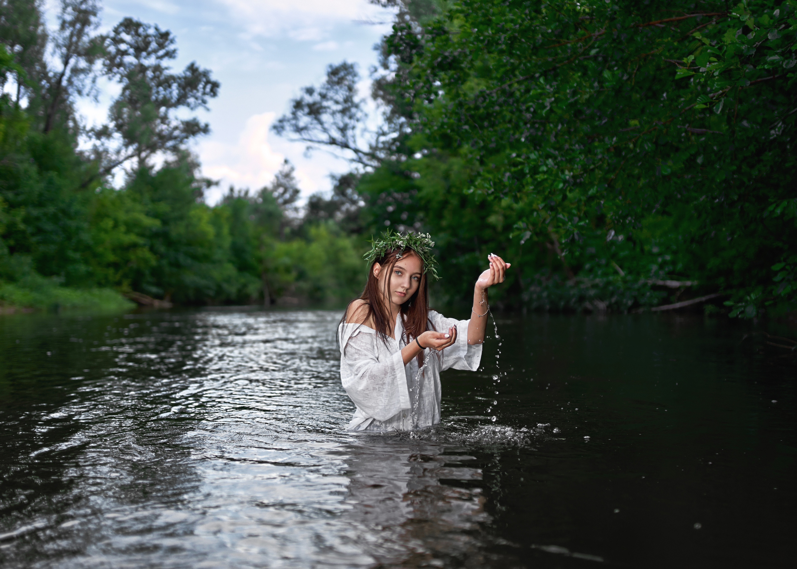 ДАША на речке. Фотограф в Тольятти Вячеслав Цуркан