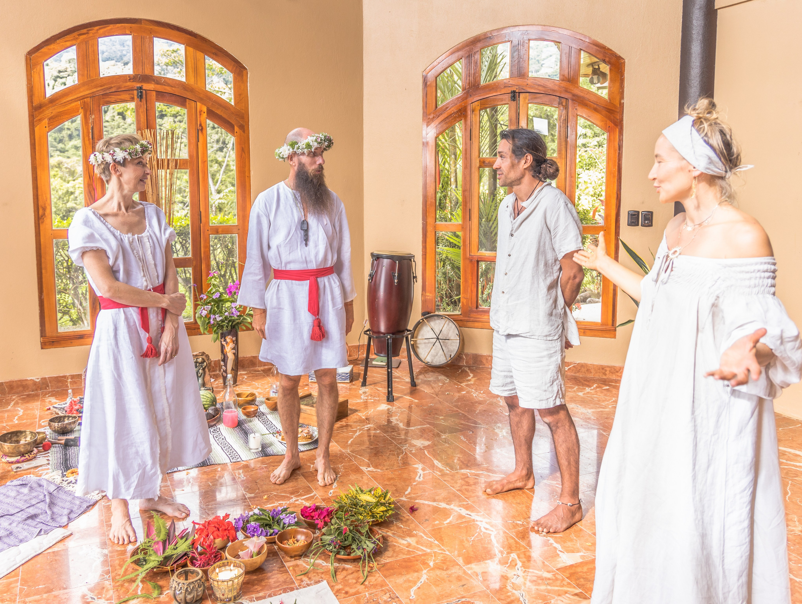 Soul wedding with a nature connection. Family, portrait, content photo in Costa Rica Evgeniya Besprozvannykh