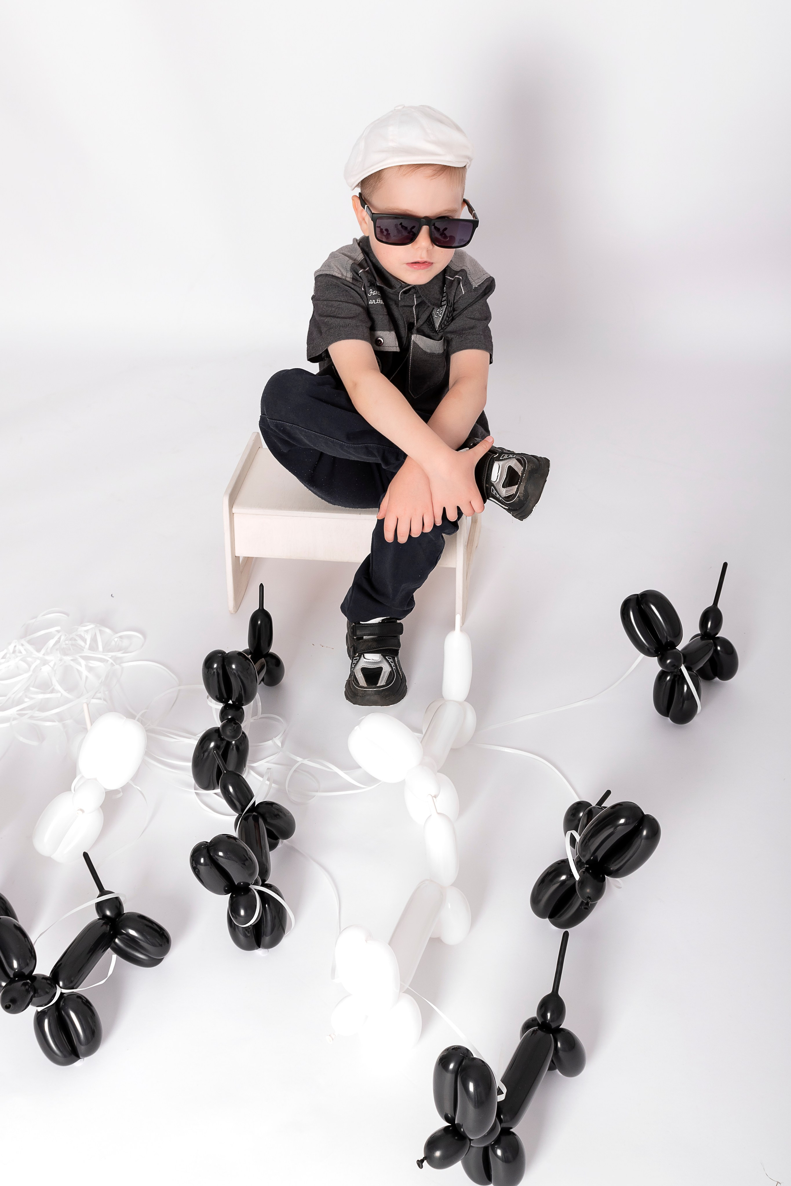 Фотосессия с воздушными собачками для Максима. Фотограф Наталья Жильцова