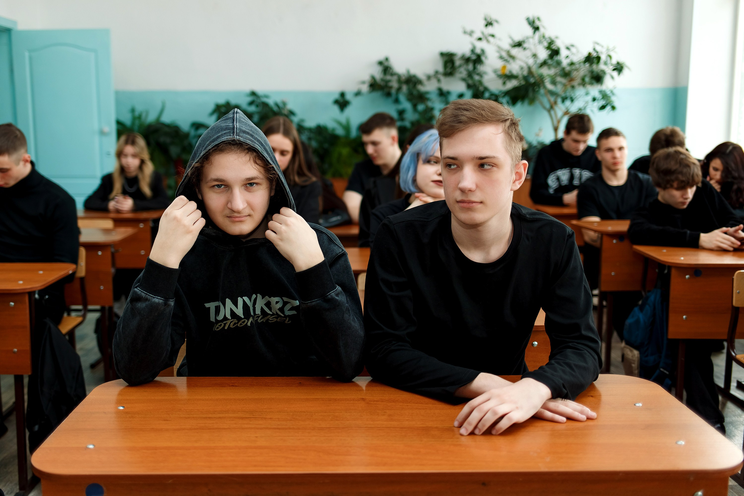 11 класс съемка в школе. Фотограф Любовь Корниенко, Примоский край