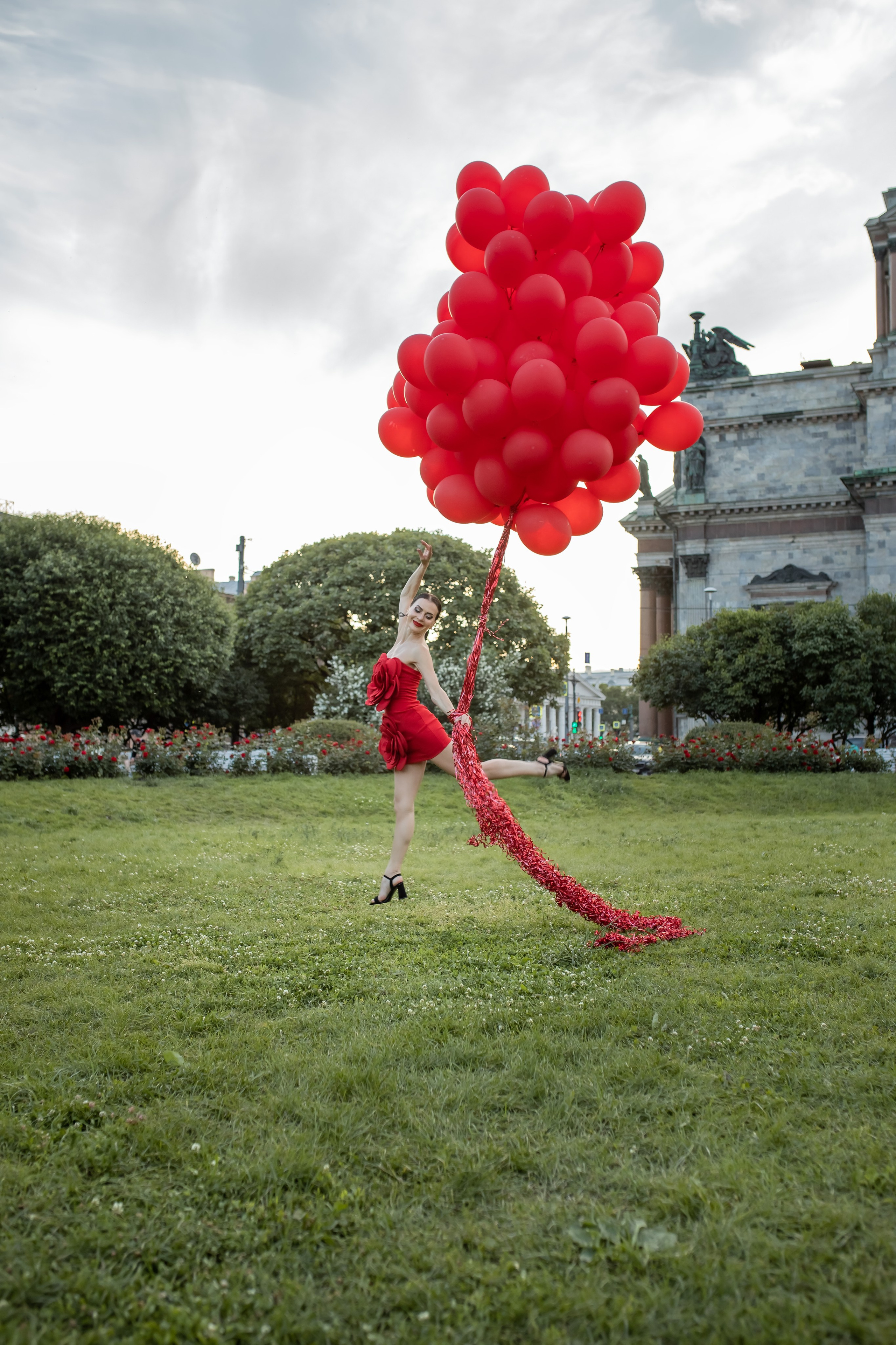Творческая съемка с воздушными шарами. Татьяна. Свадебный и семейный фотограф в Колпино и СПб Юлия Папанова
