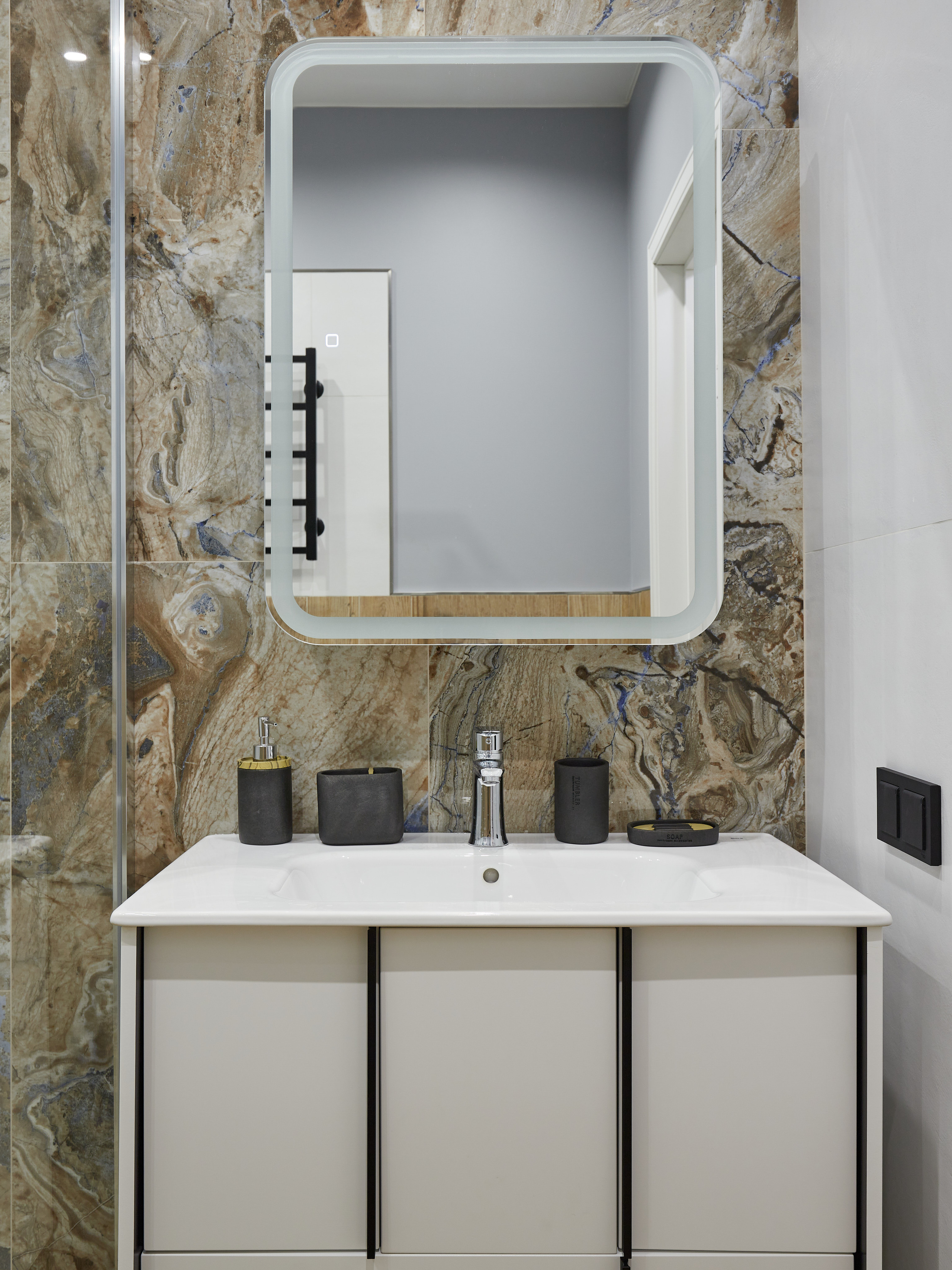 Реализованный проект однокомнатной квартиры дизайнера Ирины Лузан. Интерьерный фотограф Краснодар. Галина Ладыгина