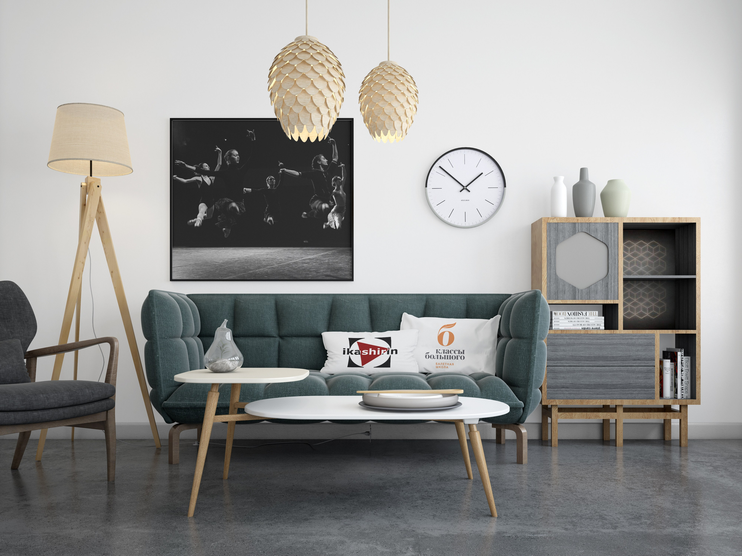 Балетные холсты в интерьере