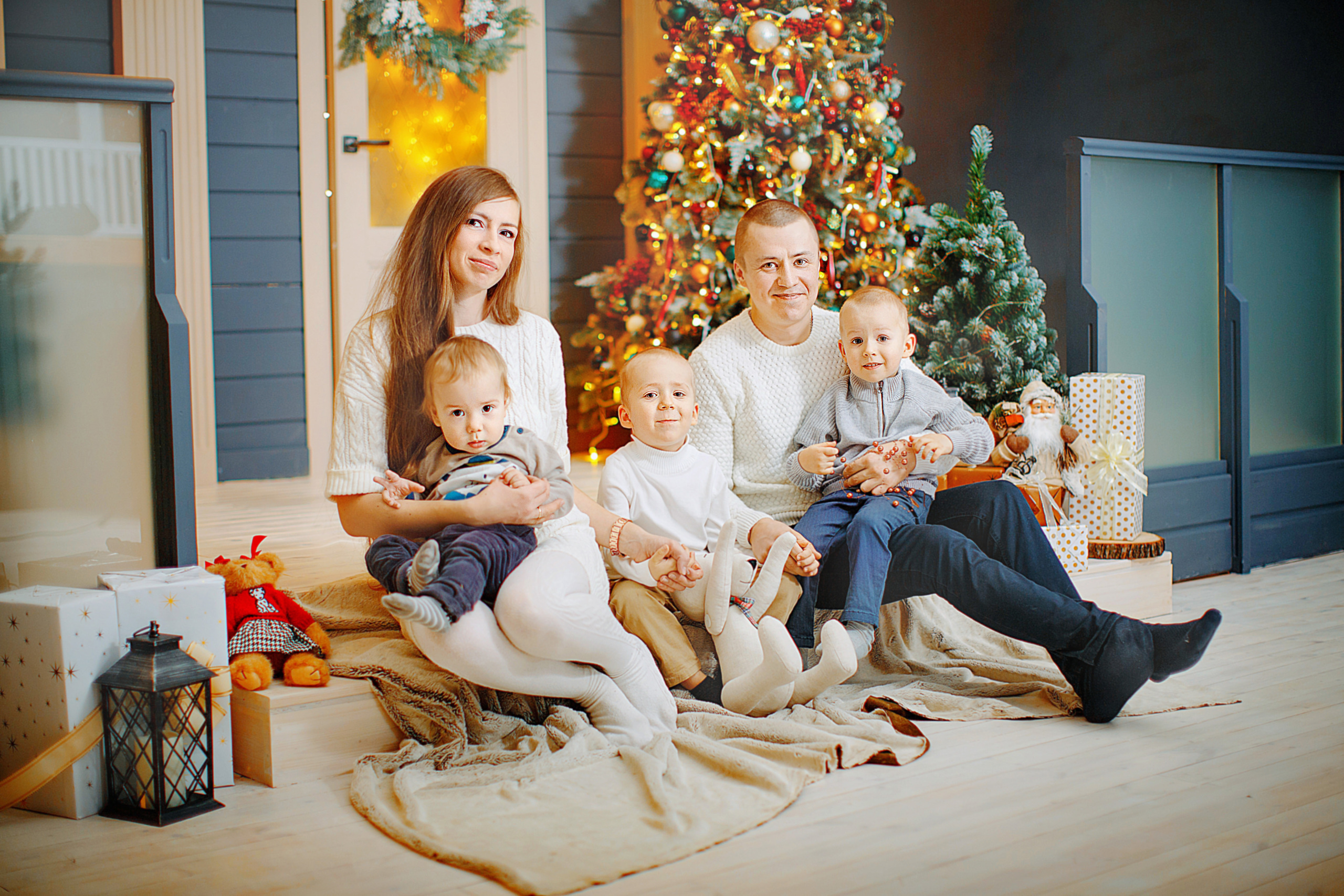 НОВОГОДНЯЯ СТУДИЙНАЯ Семен+Юлия =…. Фотограф в Москве Оксана Цехмистер