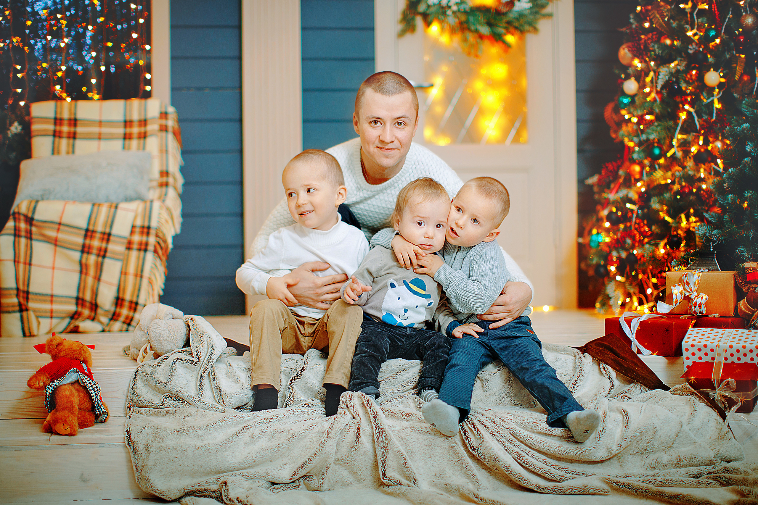 НОВОГОДНЯЯ СТУДИЙНАЯ Семен+Юлия =…. Фотограф в Москве Оксана Цехмистер
