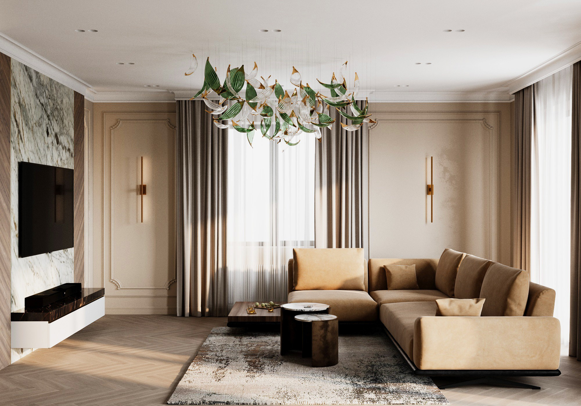 Дягилево гостиная Финал. Визуализатор Векшина Елена