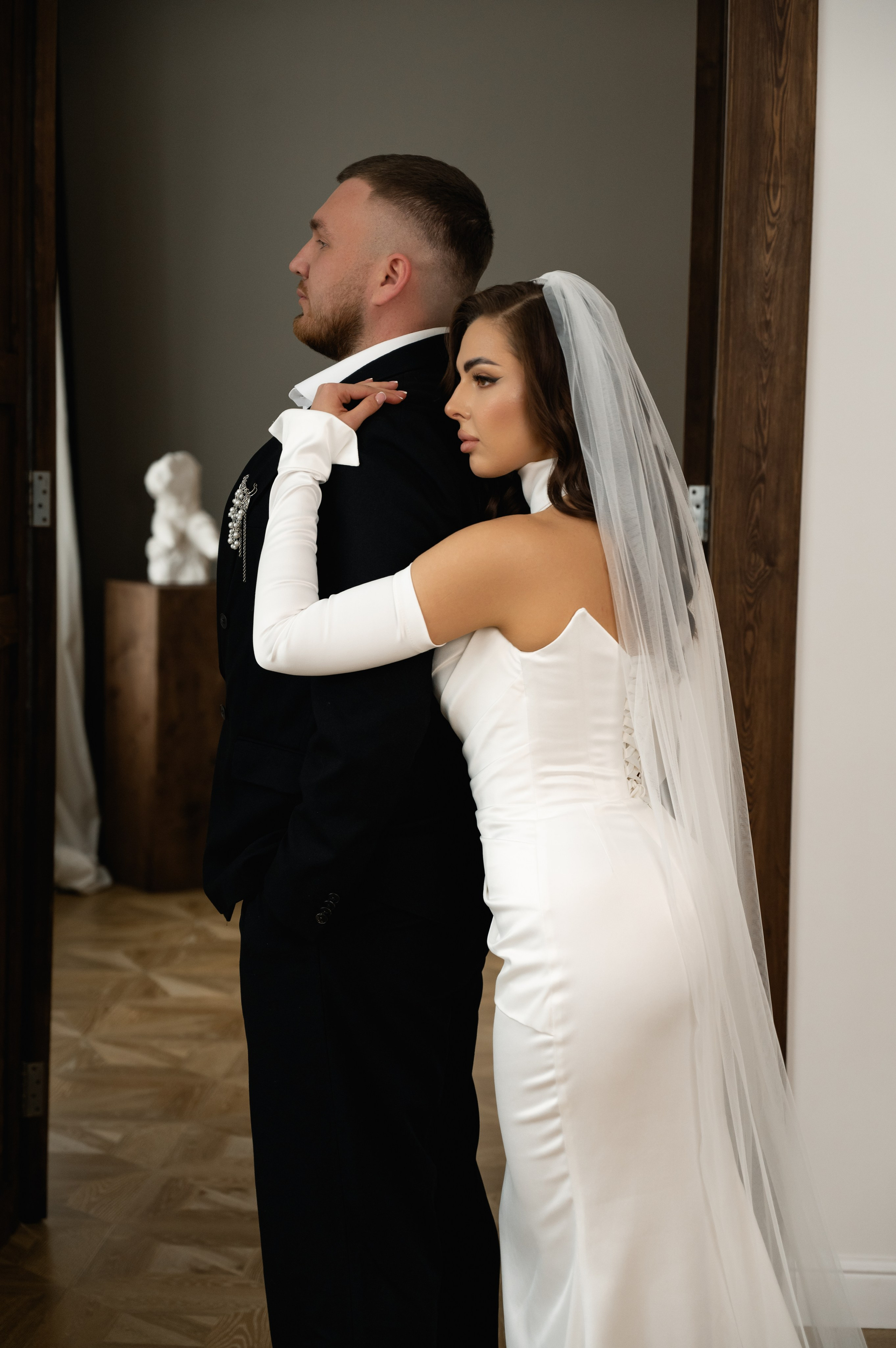 Свадебная фотосессия в студии. Свадебный и семейный фотограф в Краснодаре Алина Мельник