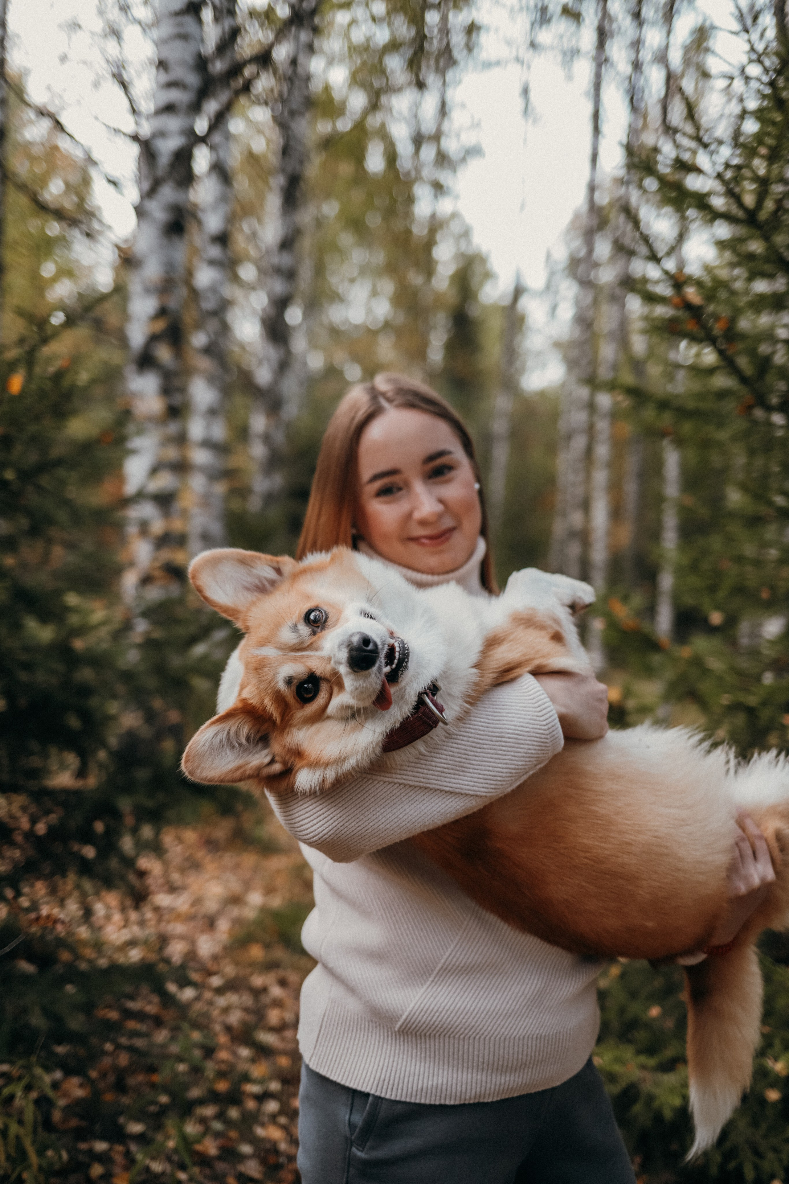 Мария & корги Мия