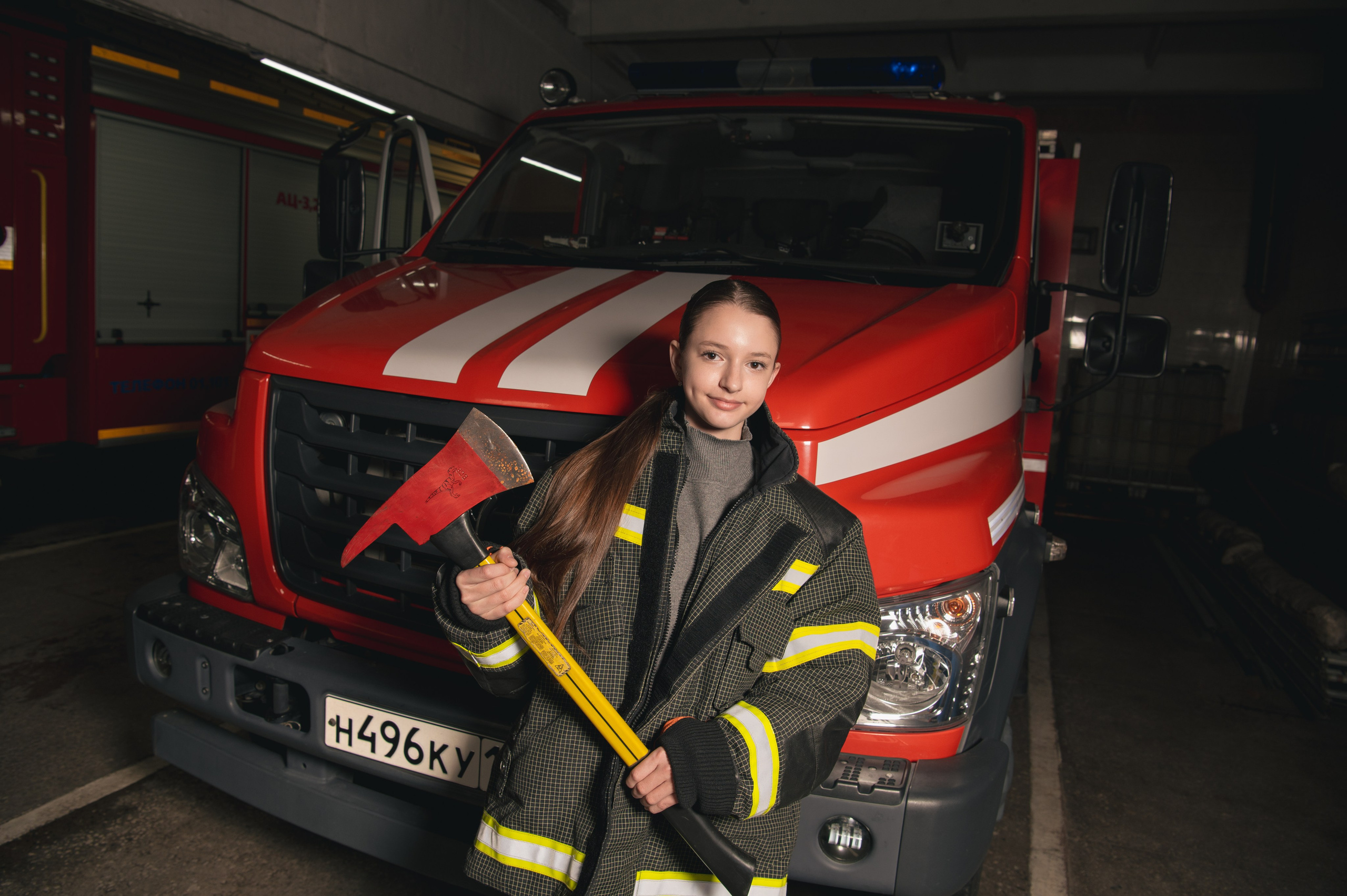 Дети пожарные. Детский фотограф в Новокузнецке Николай Чекалин