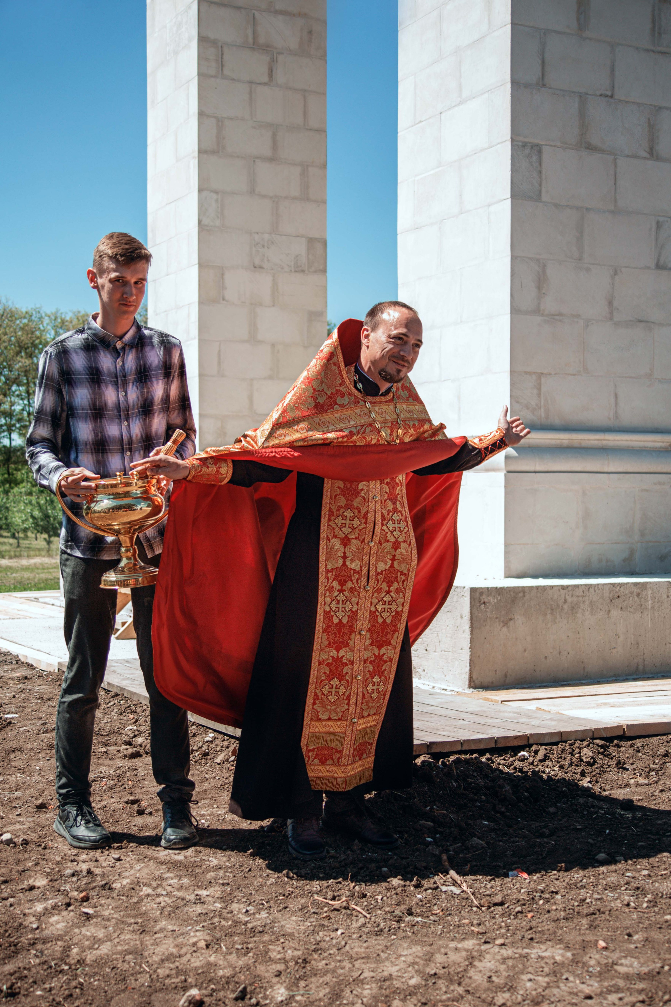 Открытие колокольни в хуторе Аргатово. Семейный и детский фотограф в Москве Ольга Кривенцова