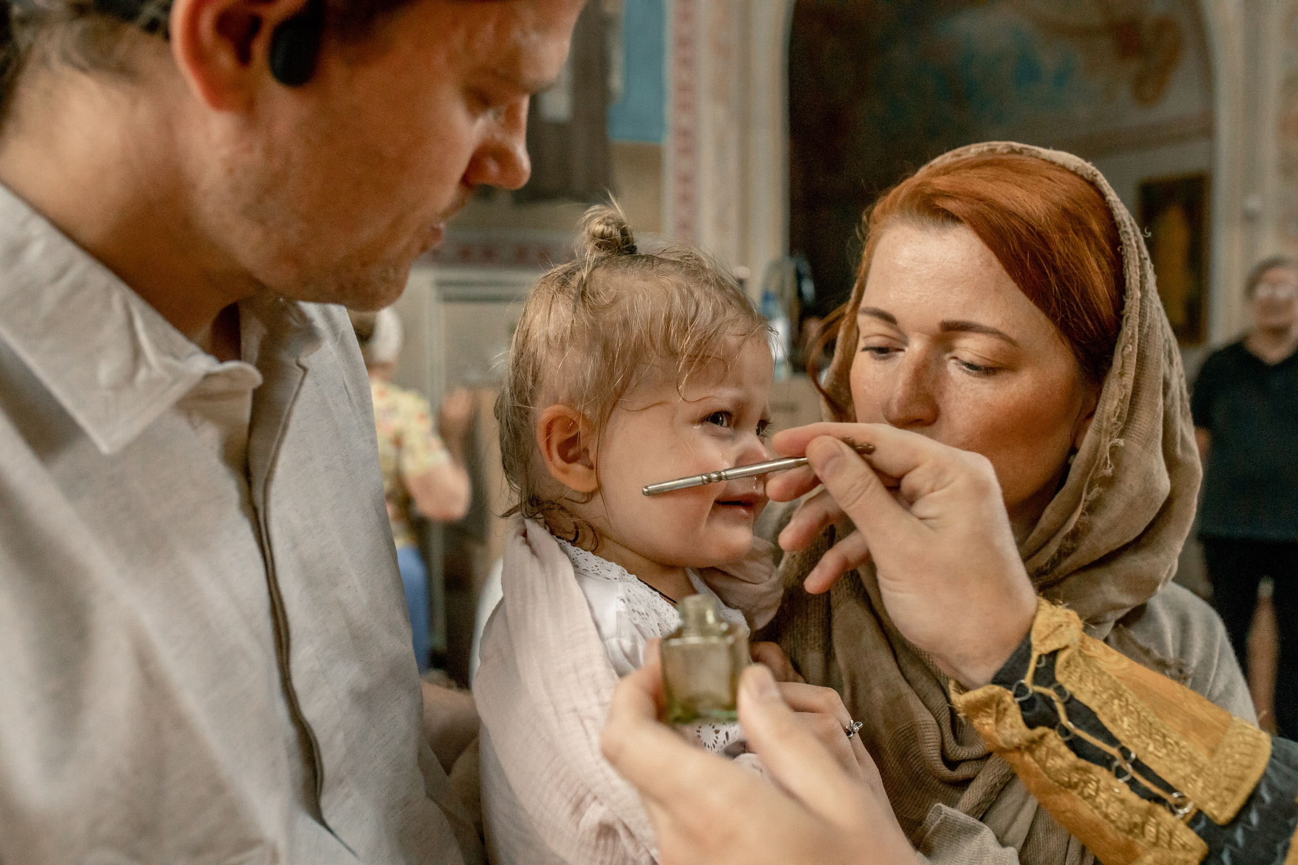 Крещение Маргариты. Портретный и семейный фотограф в Москве Ирина Голубчина