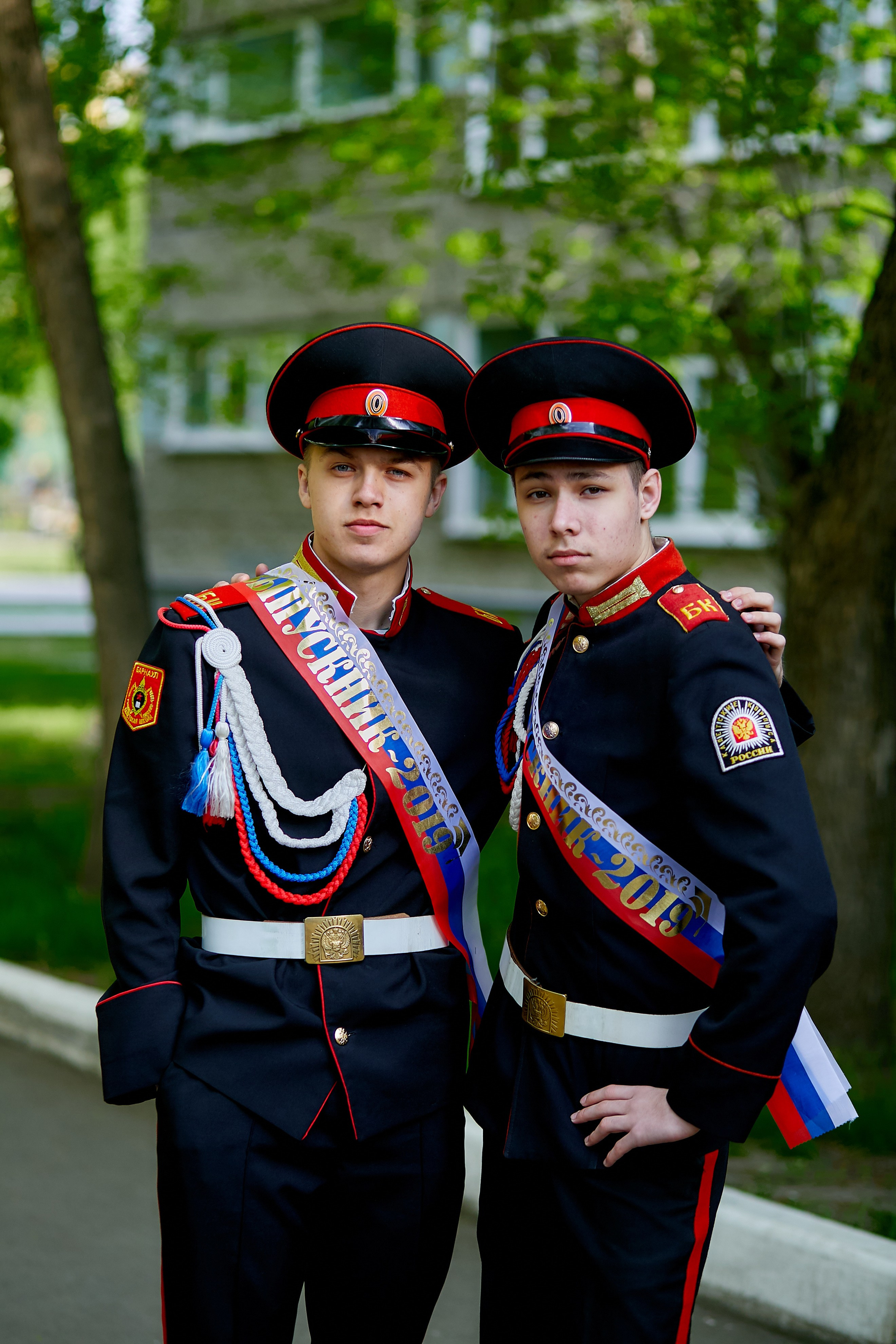 Кадеты последний звонок. Фотограф Вячеслав Фарунин