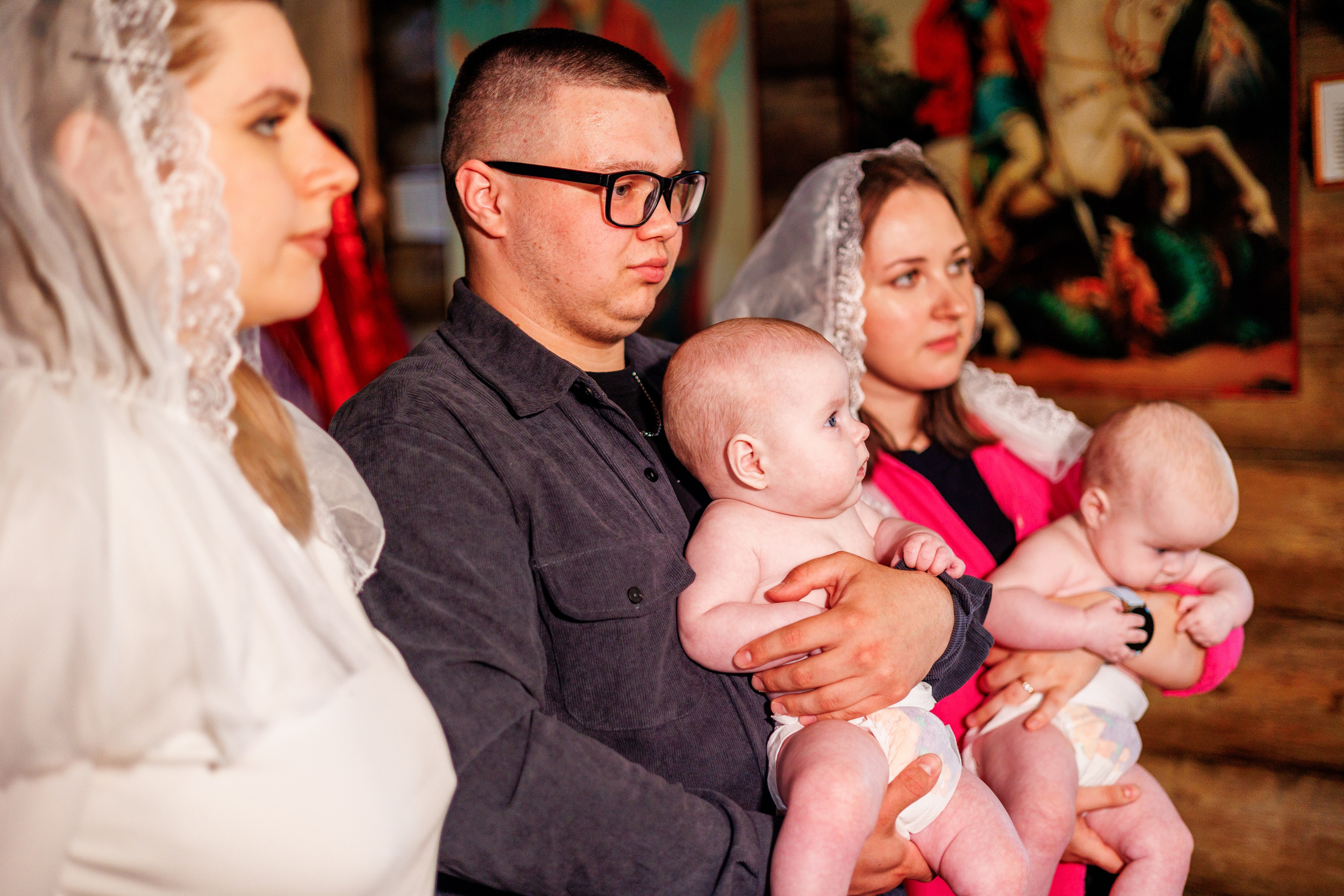 Крещение близняшек. Свадебный и семейный фотограф в Армавире