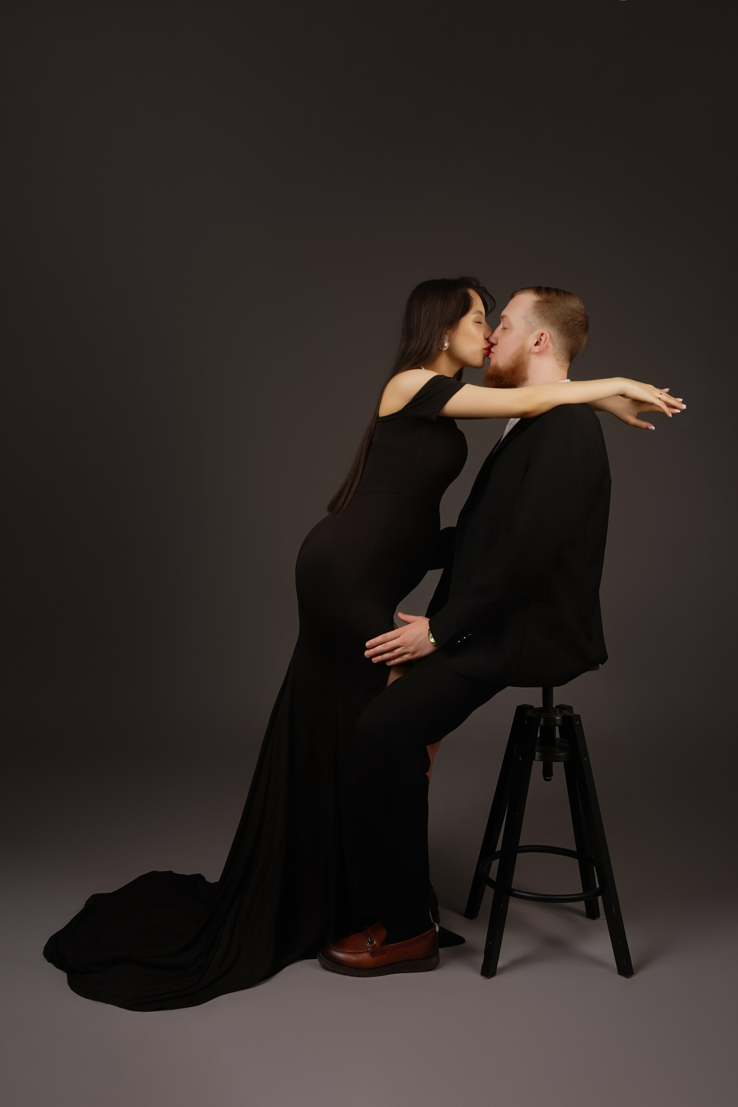 Съёмка беременности в моей фотостудии «НЕБО». Женский фотограф в Химках Алёна Ленёва