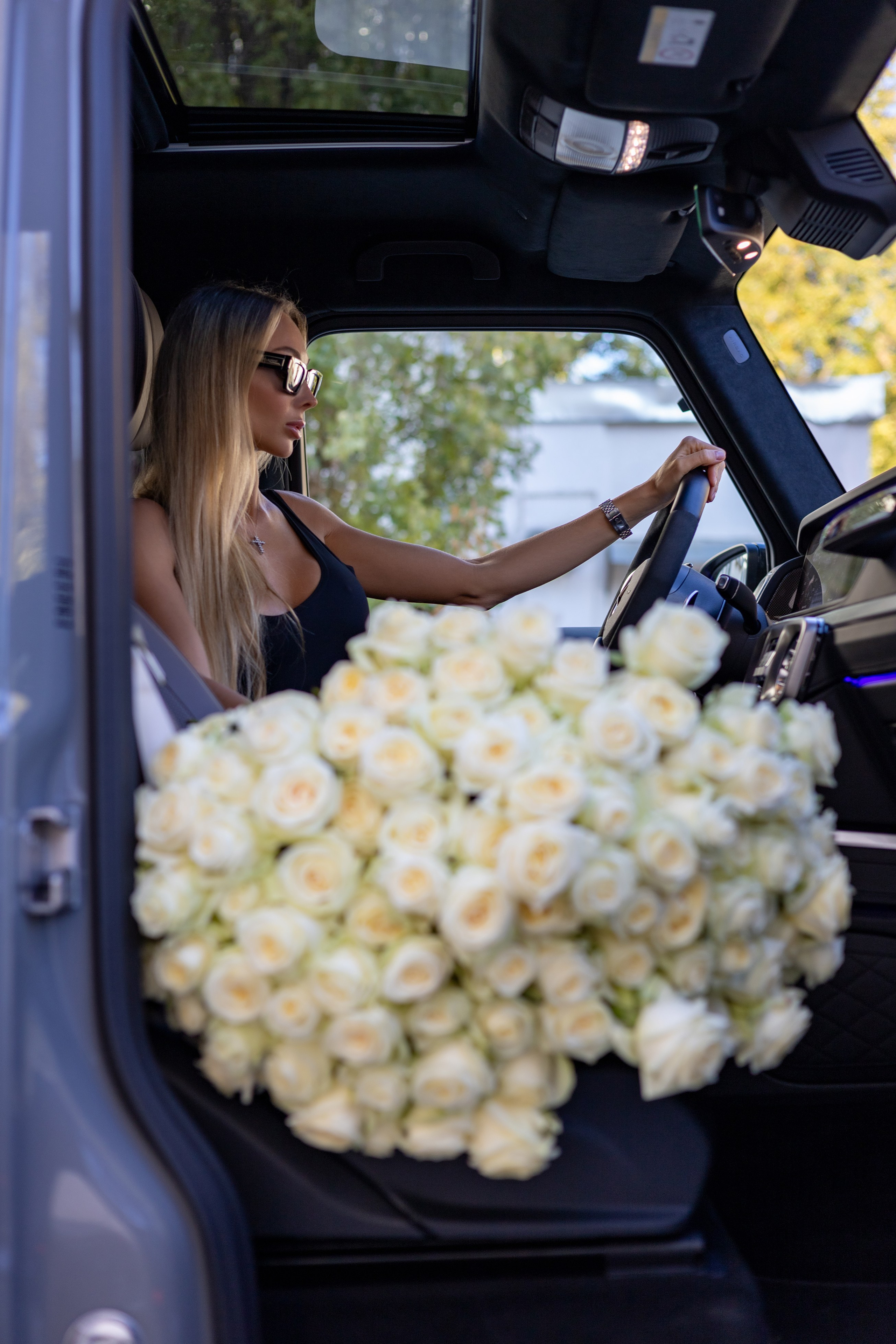 Съемки на улице. Анна Злищева