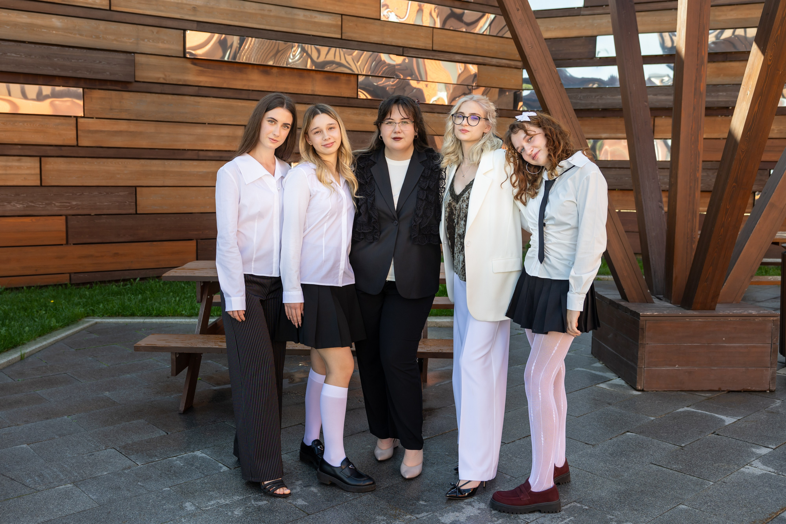 Школьная прогулка. Свадебная фотосъёмка в Москве, Туле