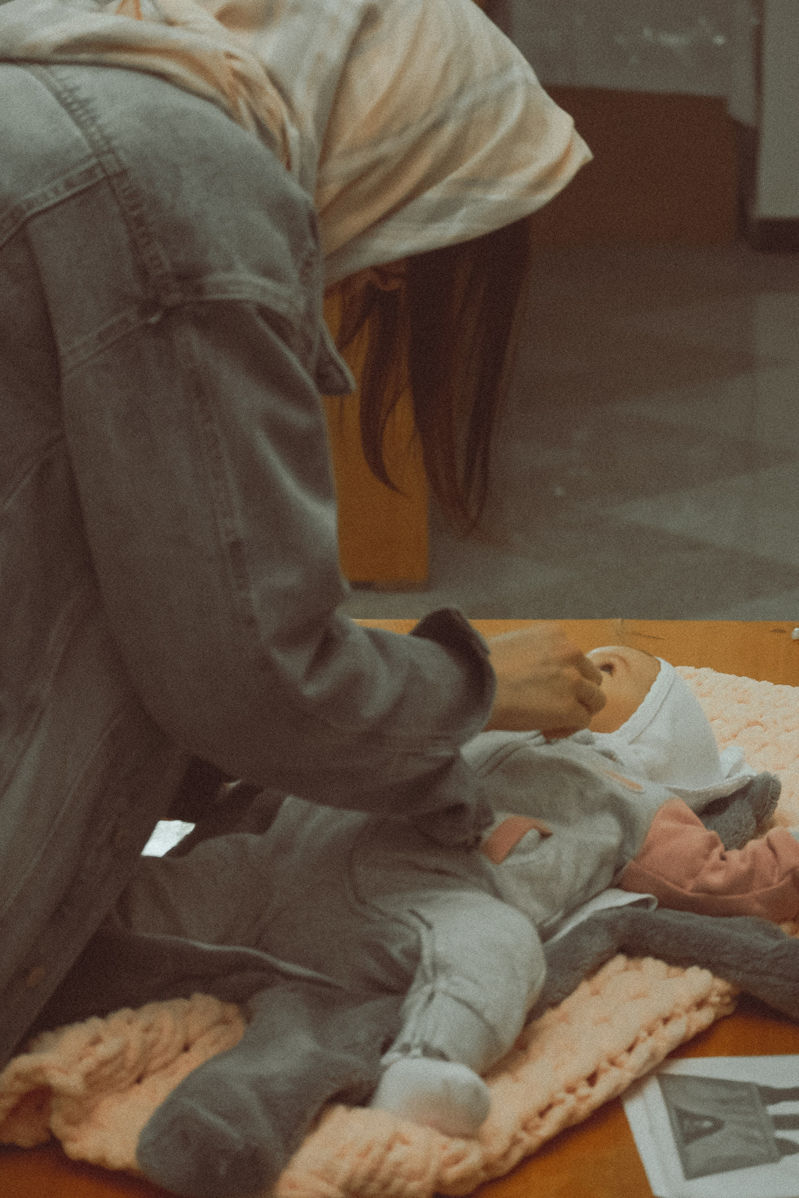 Крещение Ксении в храме Рождества Пресвятой Богородицы д. Щербинино. Фотограф Евгений Егоров