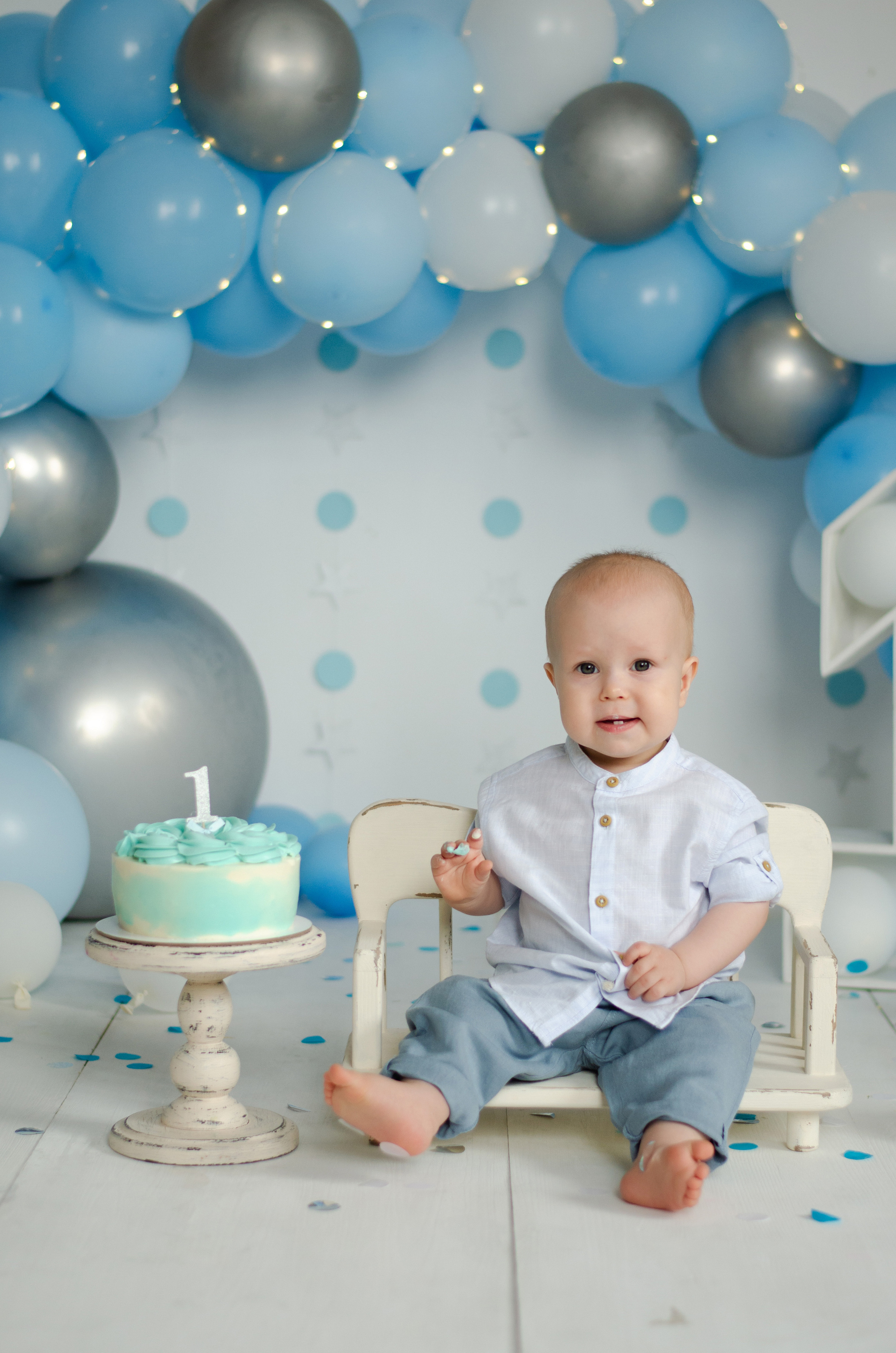 Годовасие. Марина Колосова, детский фотограф и фотограф новорожденных в Красноярс