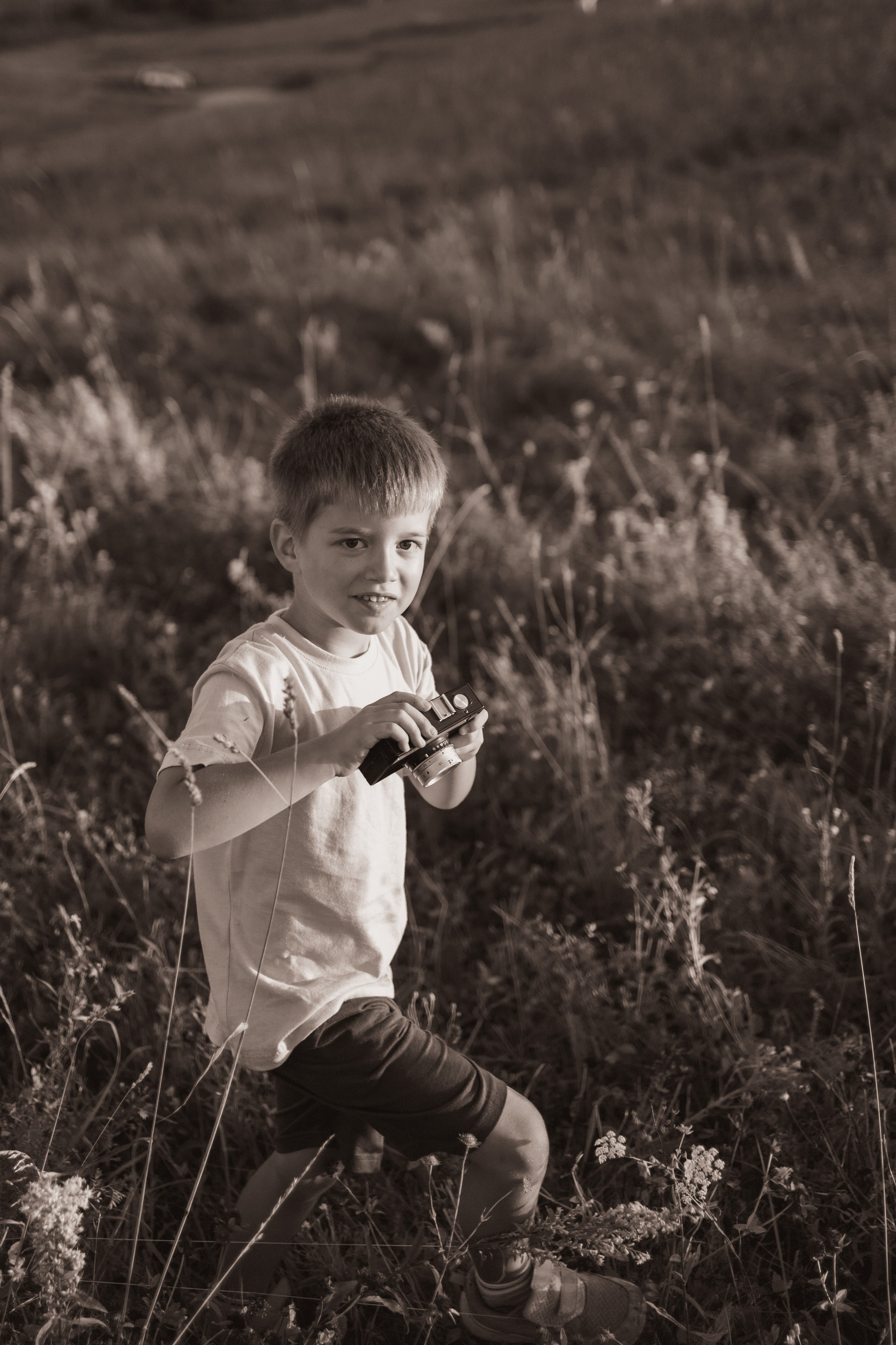 Семейная фотосессия на Колтушских высотах. Семейный и детский фотограф в Санкт-Петербурге Павлова Елена