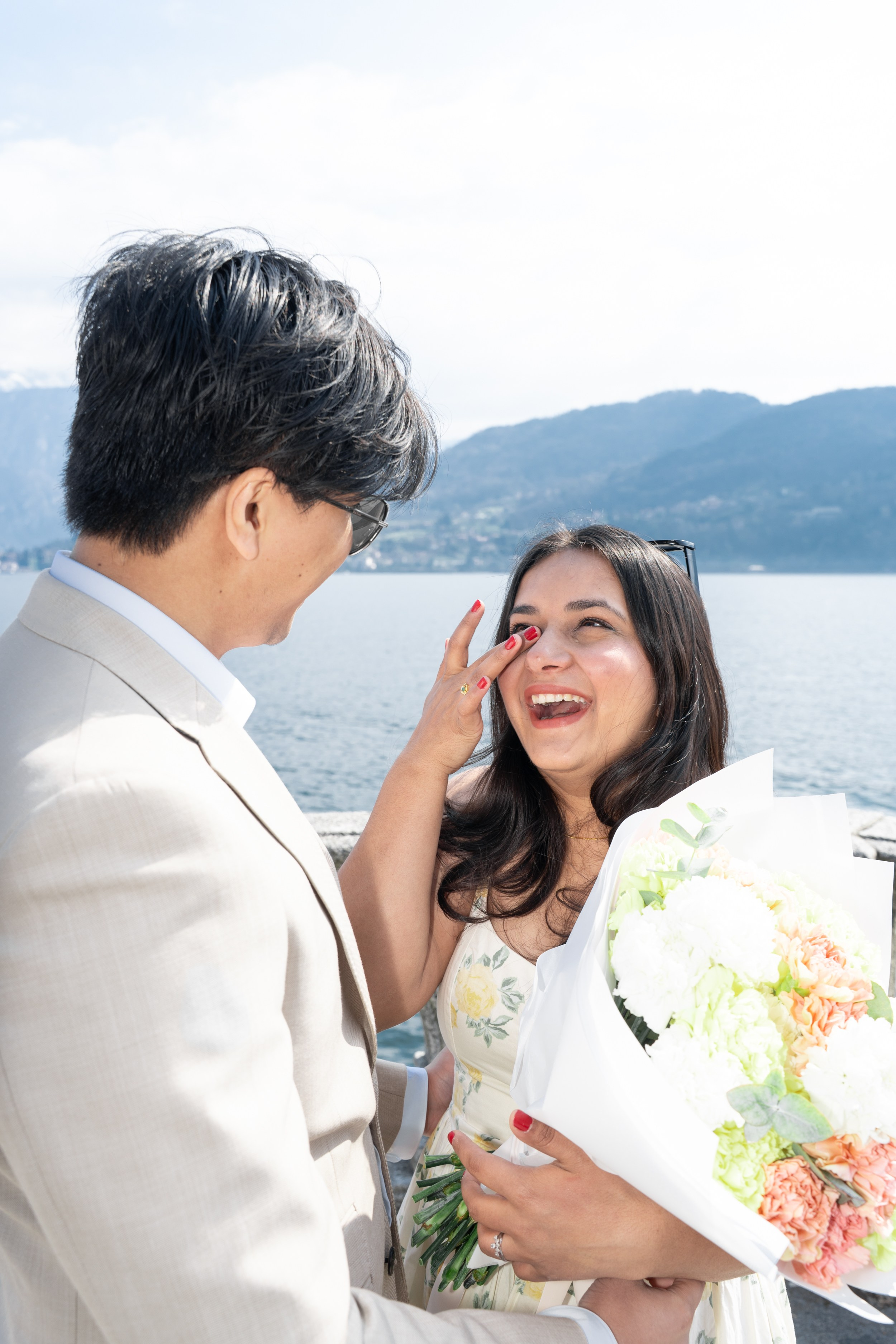 Addy & Fiance. Maria Anistratova | Destination Photographer, Videographer & Drone Pilot — Lake Como
