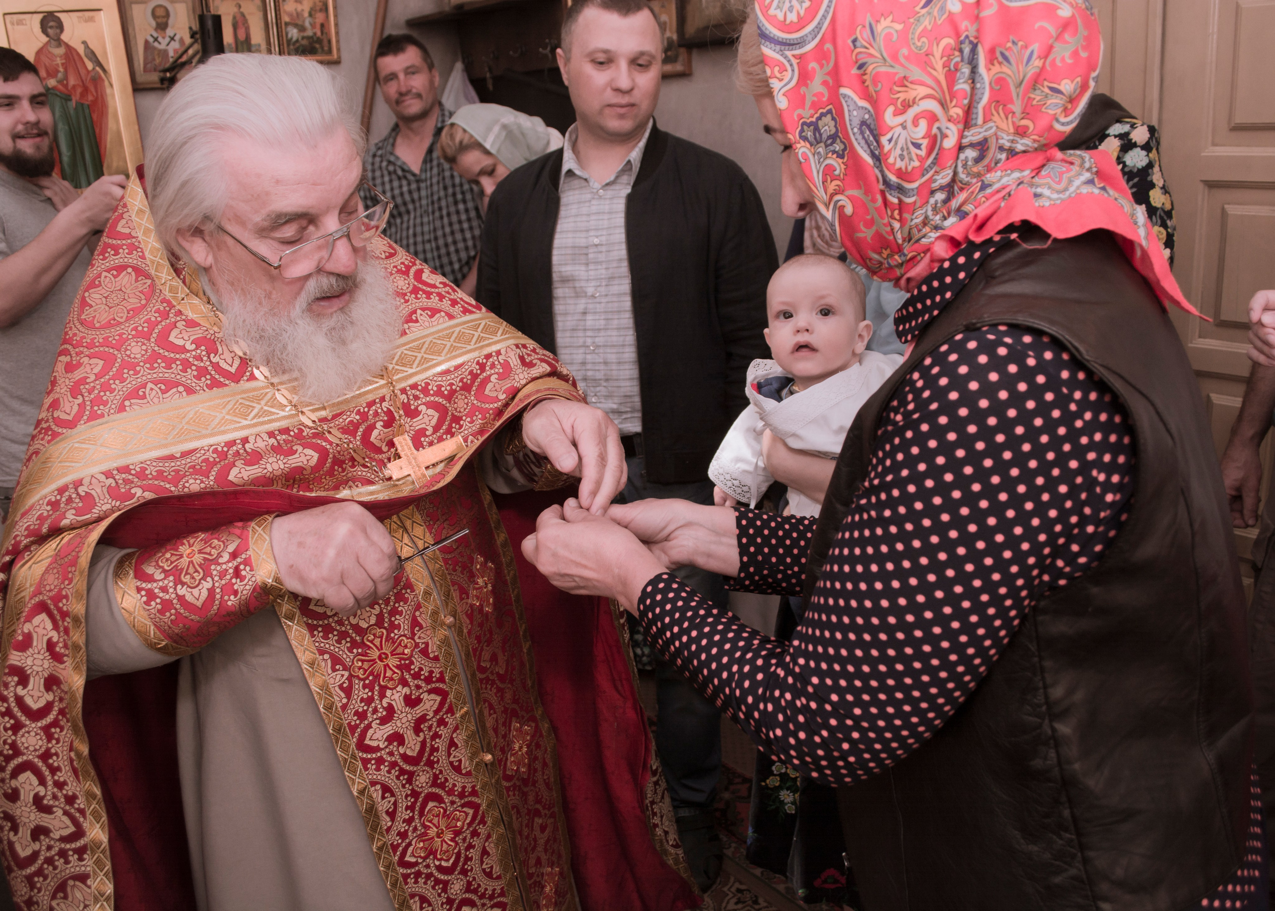 Крещение Никиты в храме Михаила Тверского г. Тверь. Фотограф Евгений Егоров