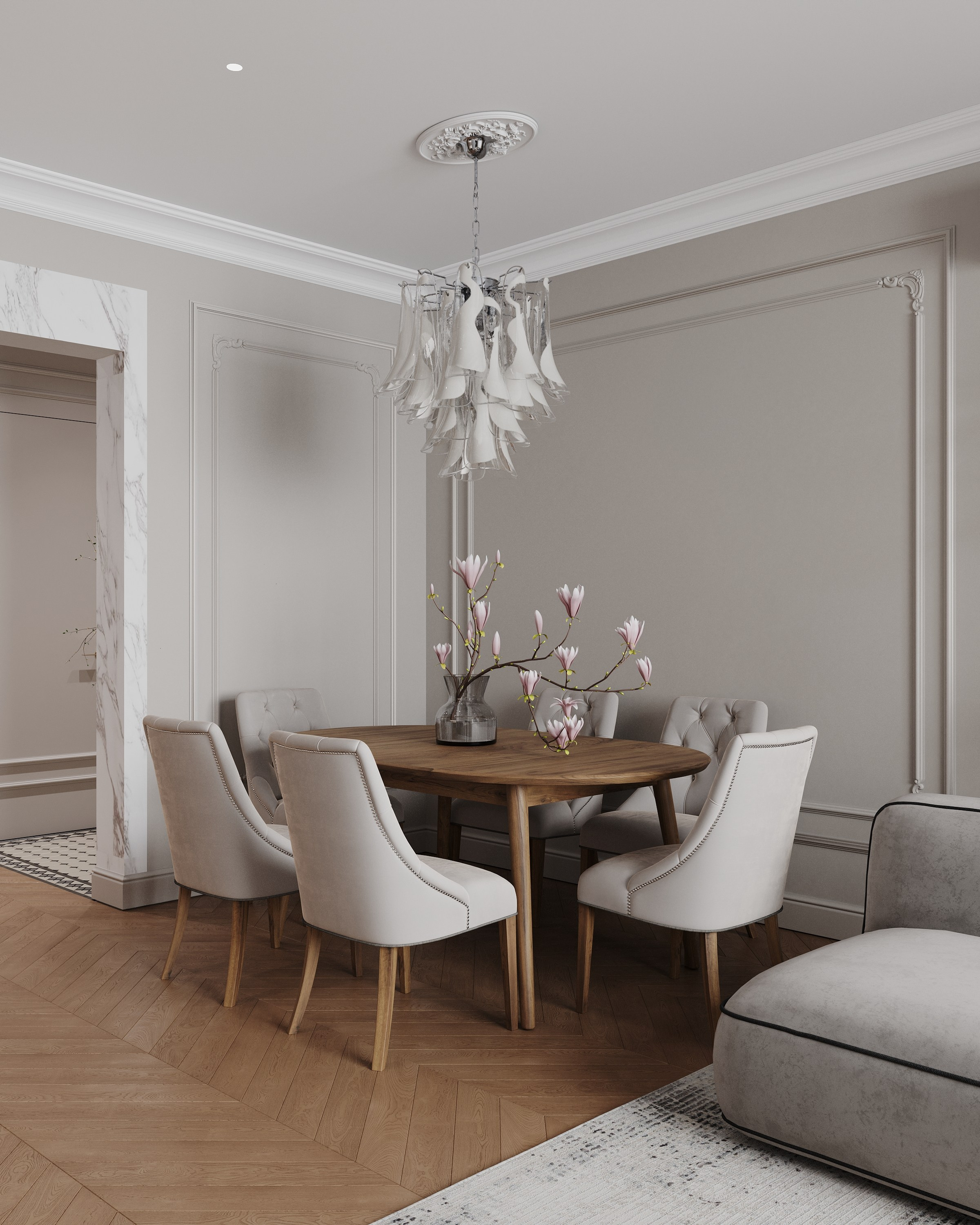 ЖК Легенда Московский 65 106 кв.м, г. Санкт-Петербург. 3d визуализатор Анастасия Науменко