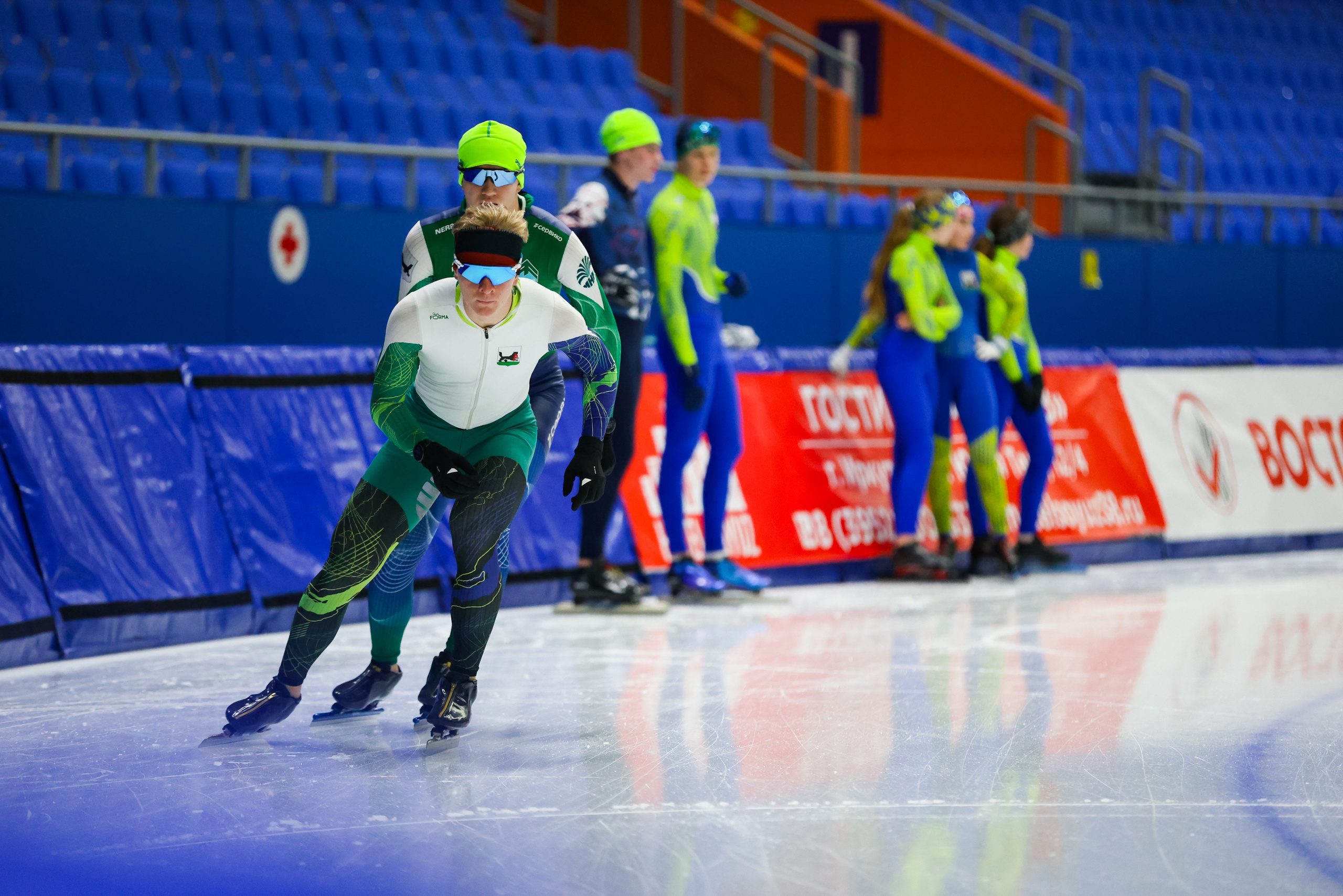 Тренировки. Конькобежный спорт. Иркутск, 2026. Спортивная съемка Мария Царфати