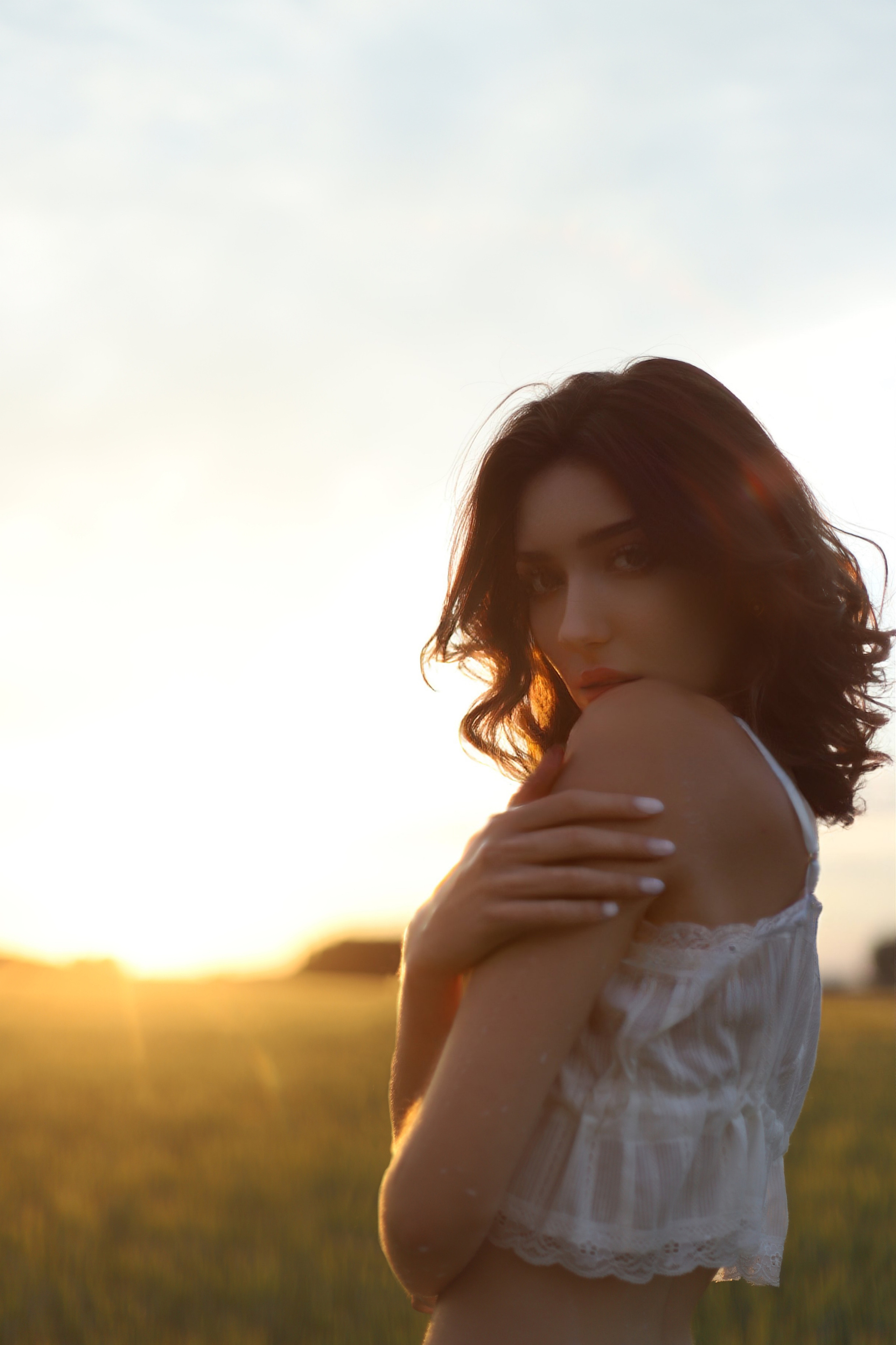 Девушка в деревне. Фотограф Велькер Марина