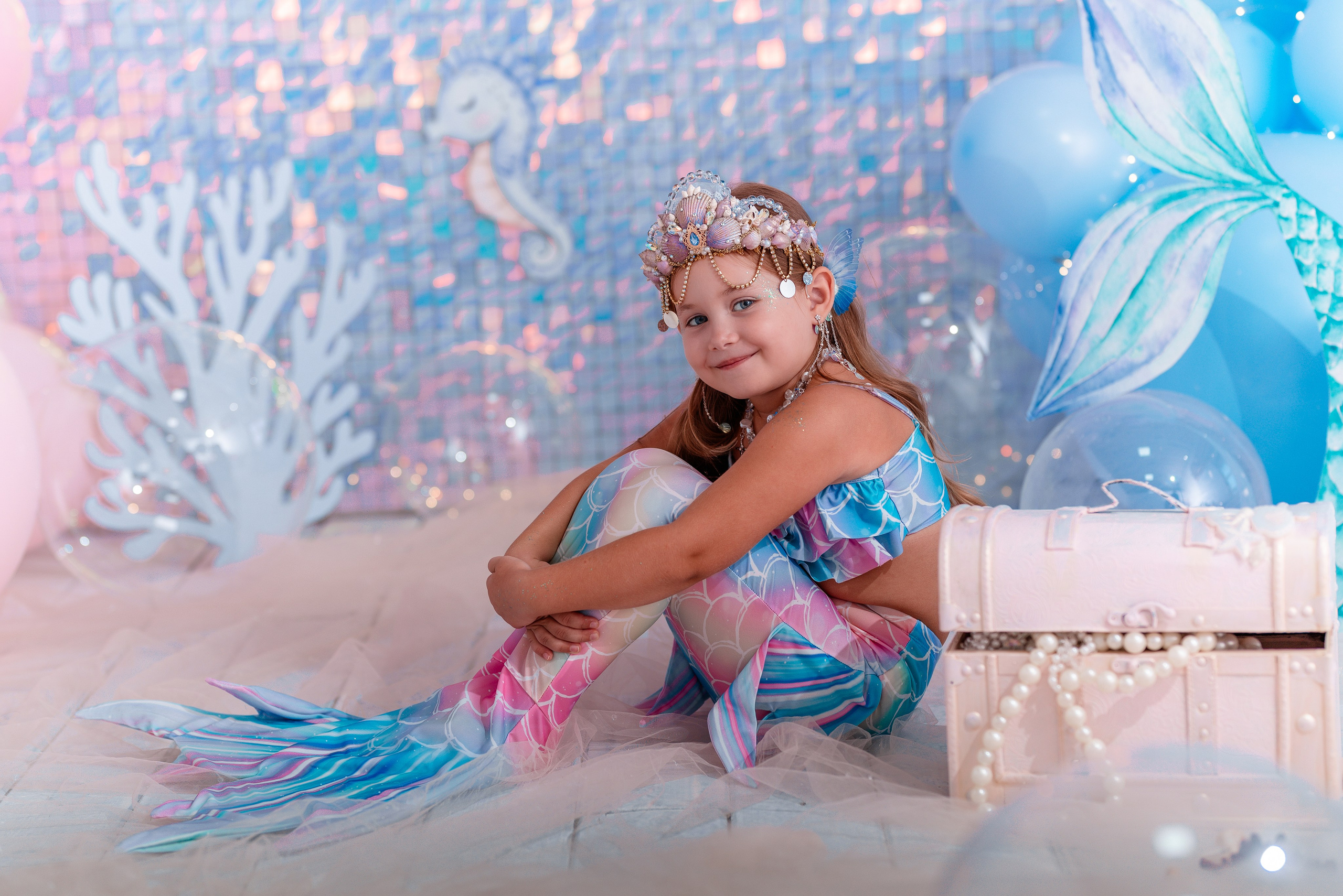 Детский фотопроект «Русалочка» в Сочи. Детский студийный фотограф Сочи