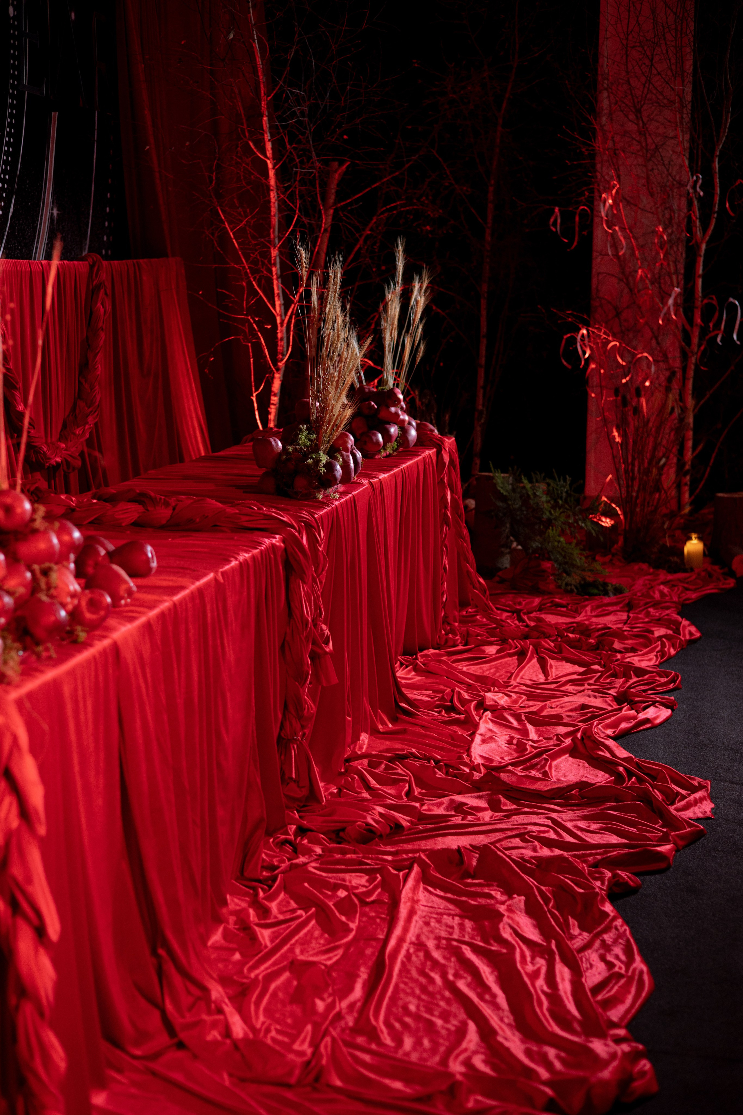 Новогодний корпоратив в фольклорном стиле. Особняк Лемана. Оформление свадеб, декор свадеб Вера Маркова, Москва