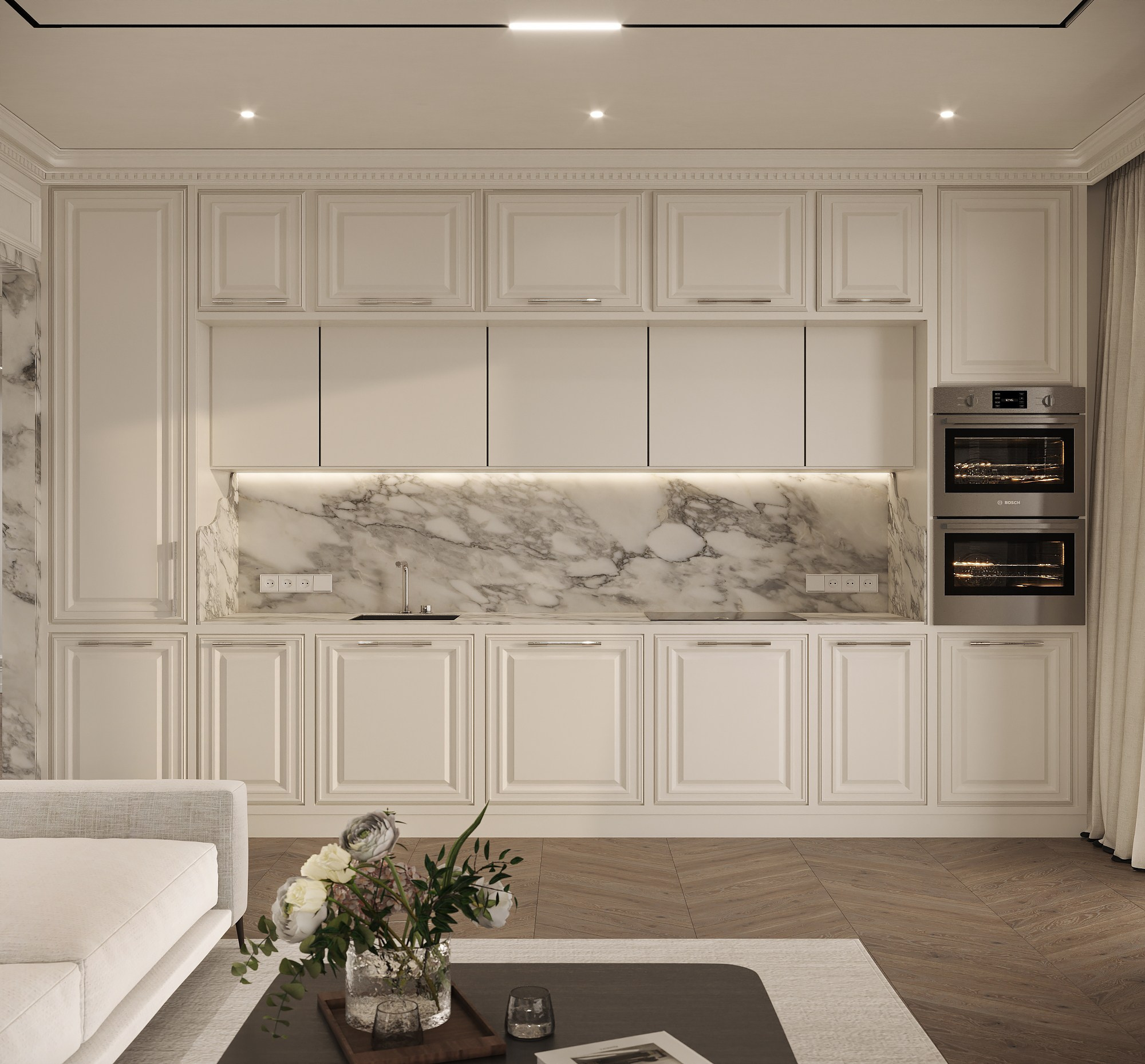 Willtowers 85 sqm. Алла Нечаева|Интерьерная визуализация