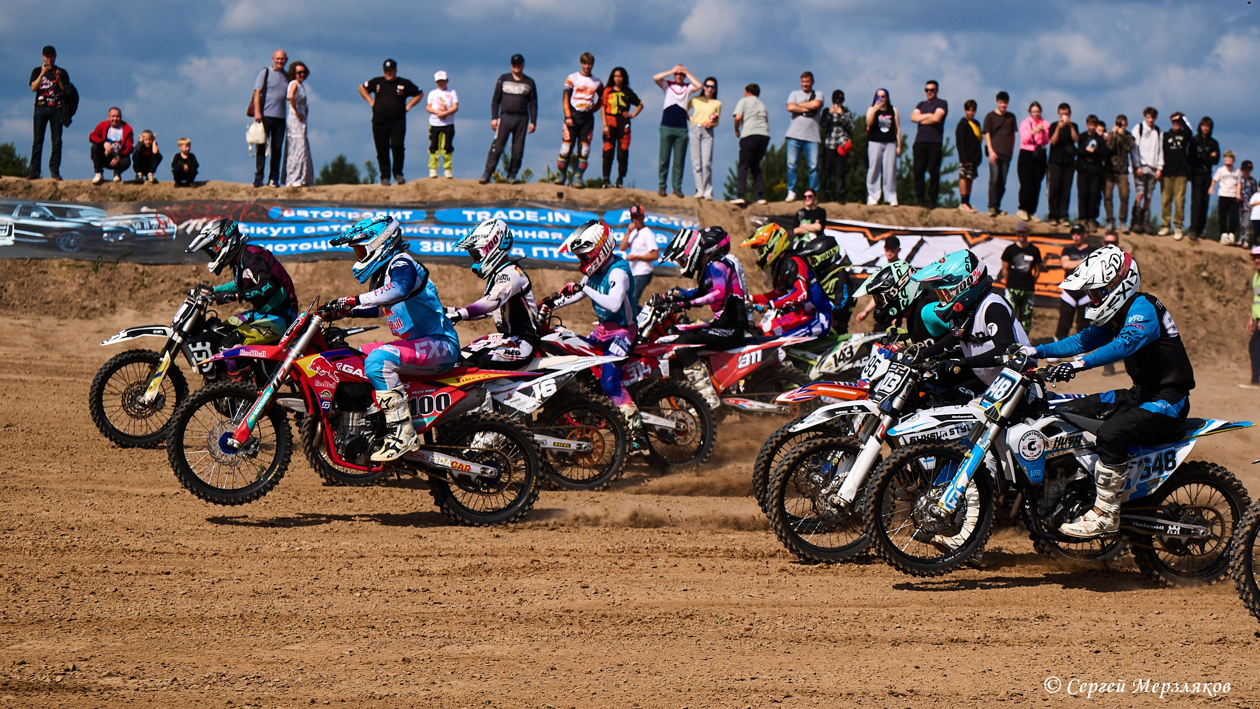 Мотокросс. Орловское. Ижевск. 25.08.2024. Спортивный репортажный фотограф в Ижевске Сергей Мерзляков