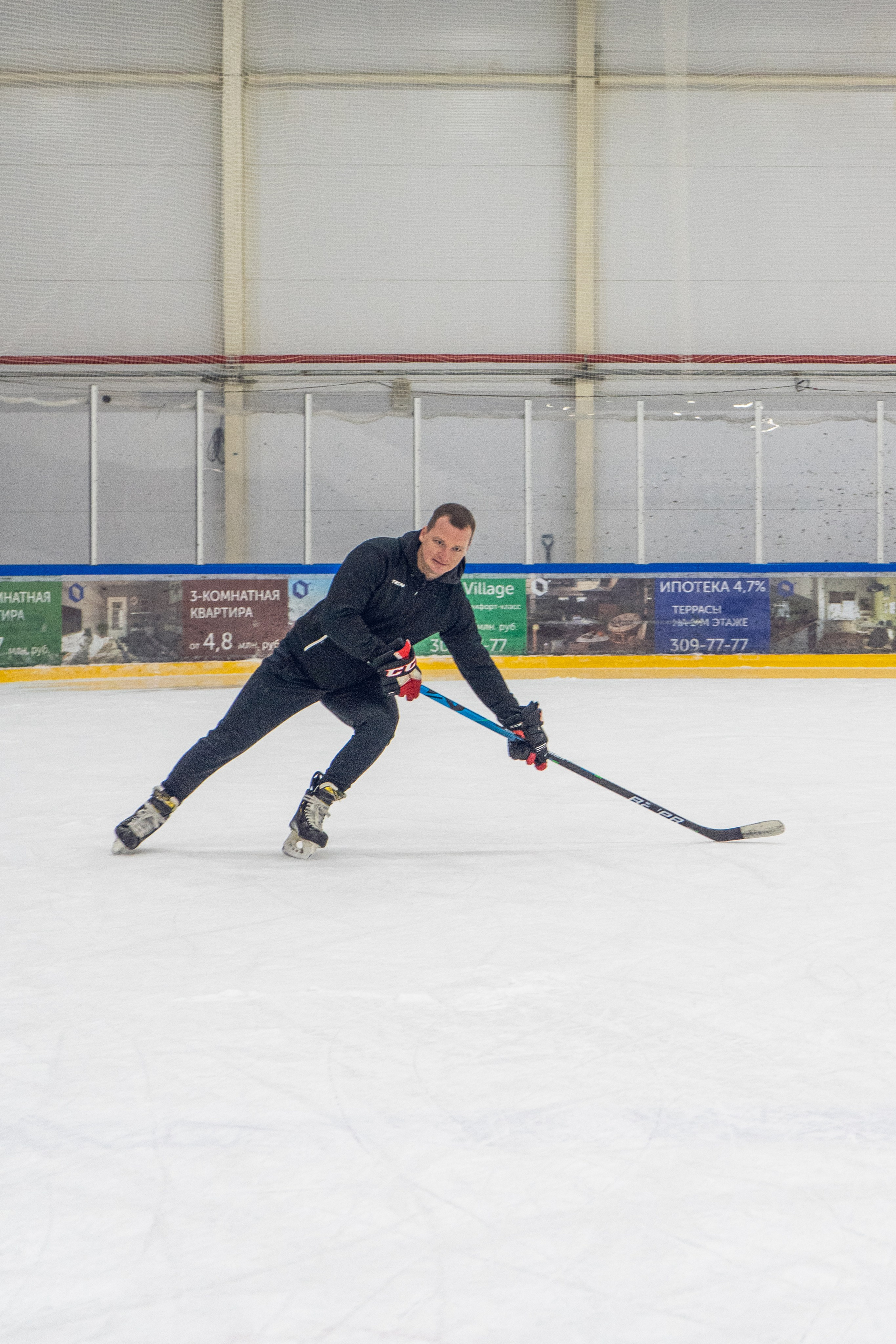 Тренировка по хоккею «ЦМКБ «Алмаз»