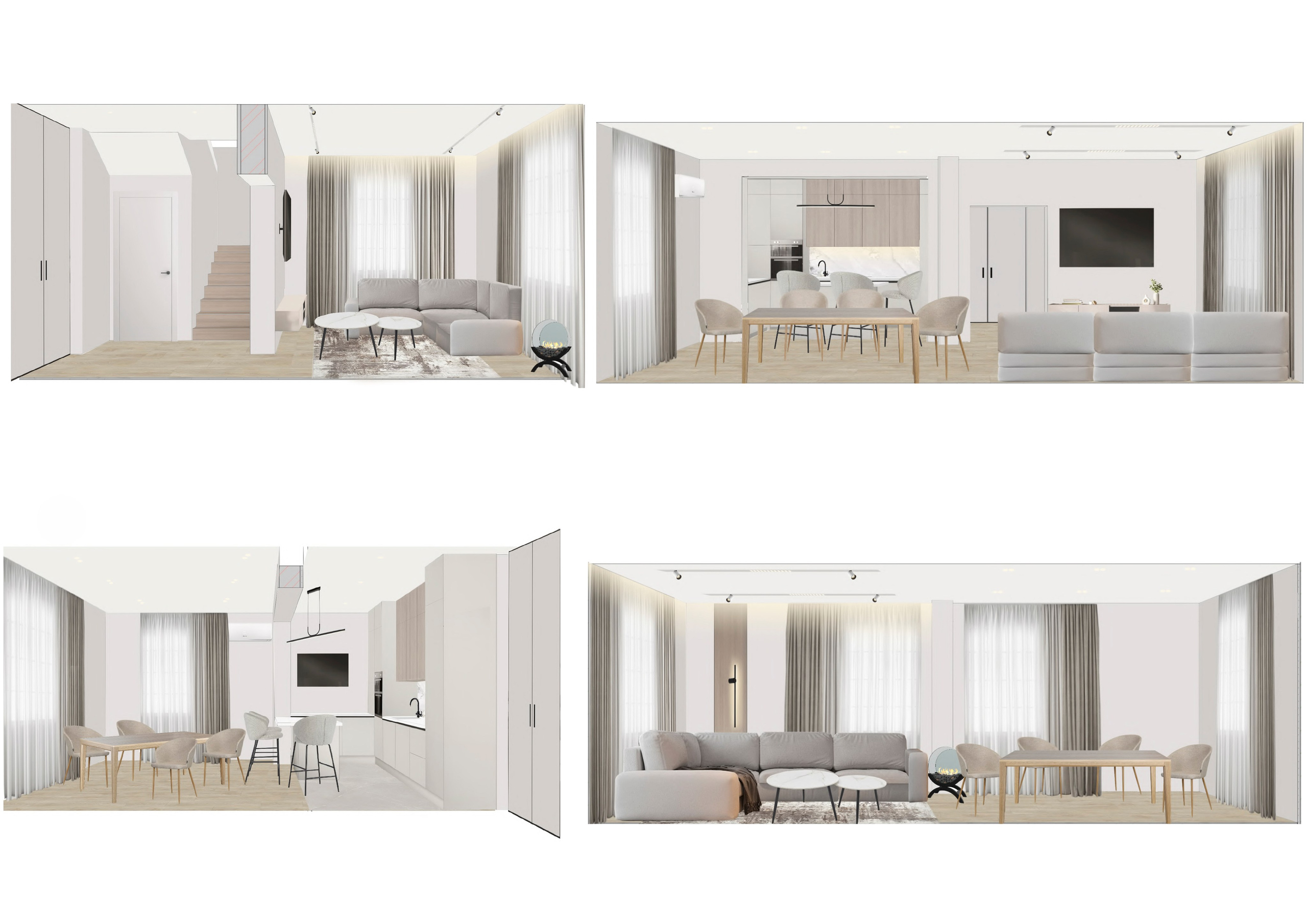 ЧАСТНЫЙ ДОМ СНТ «ЗЕЛЁНЫЙ ОСТРОВ». Студия дизайна интерьеров FORMA