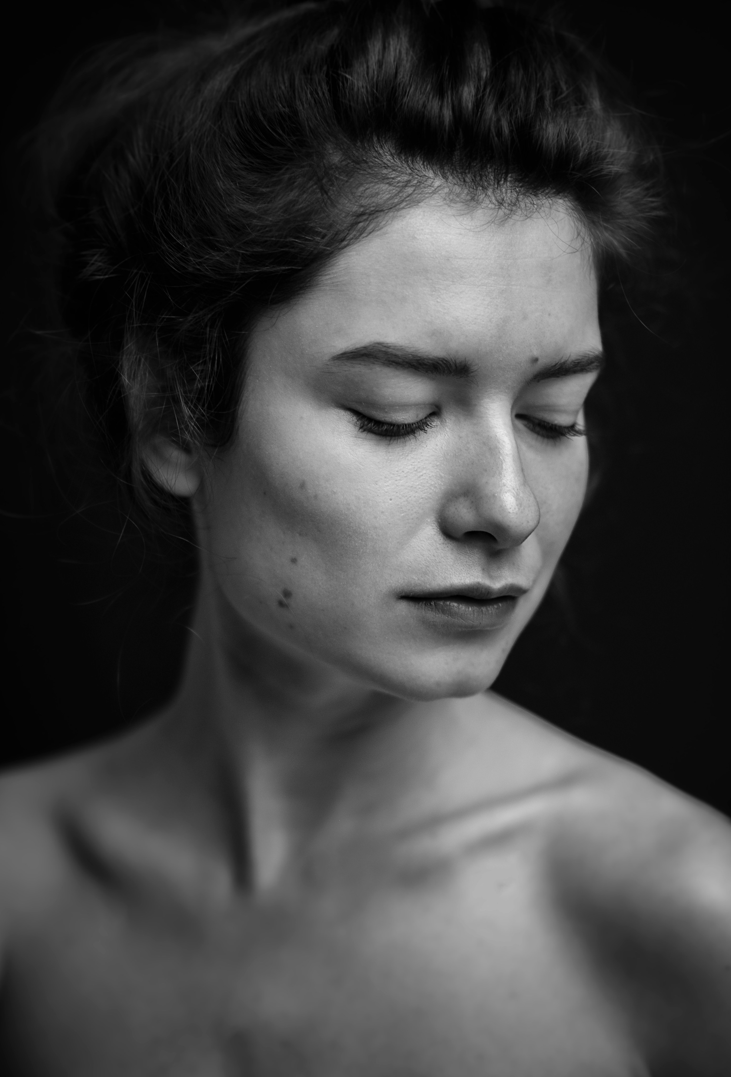 женский портрет в студии 