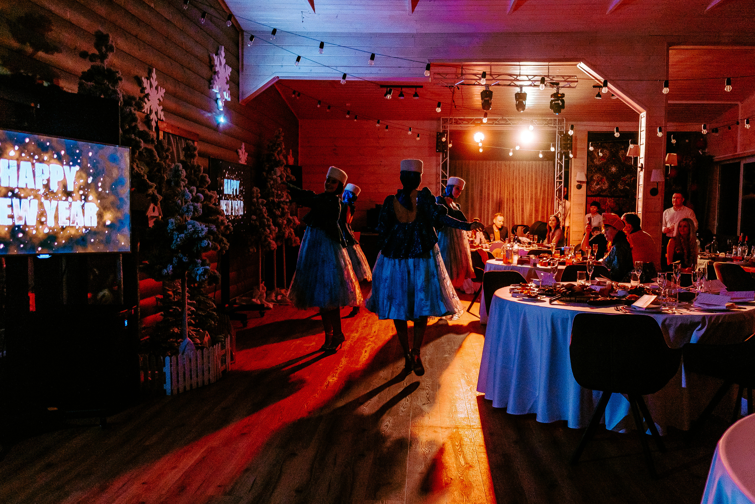 Новогодняя ночь в загородном клубе «Жемчужина». Фотограф Мария Хлебникова Санкт-Петербург Москва