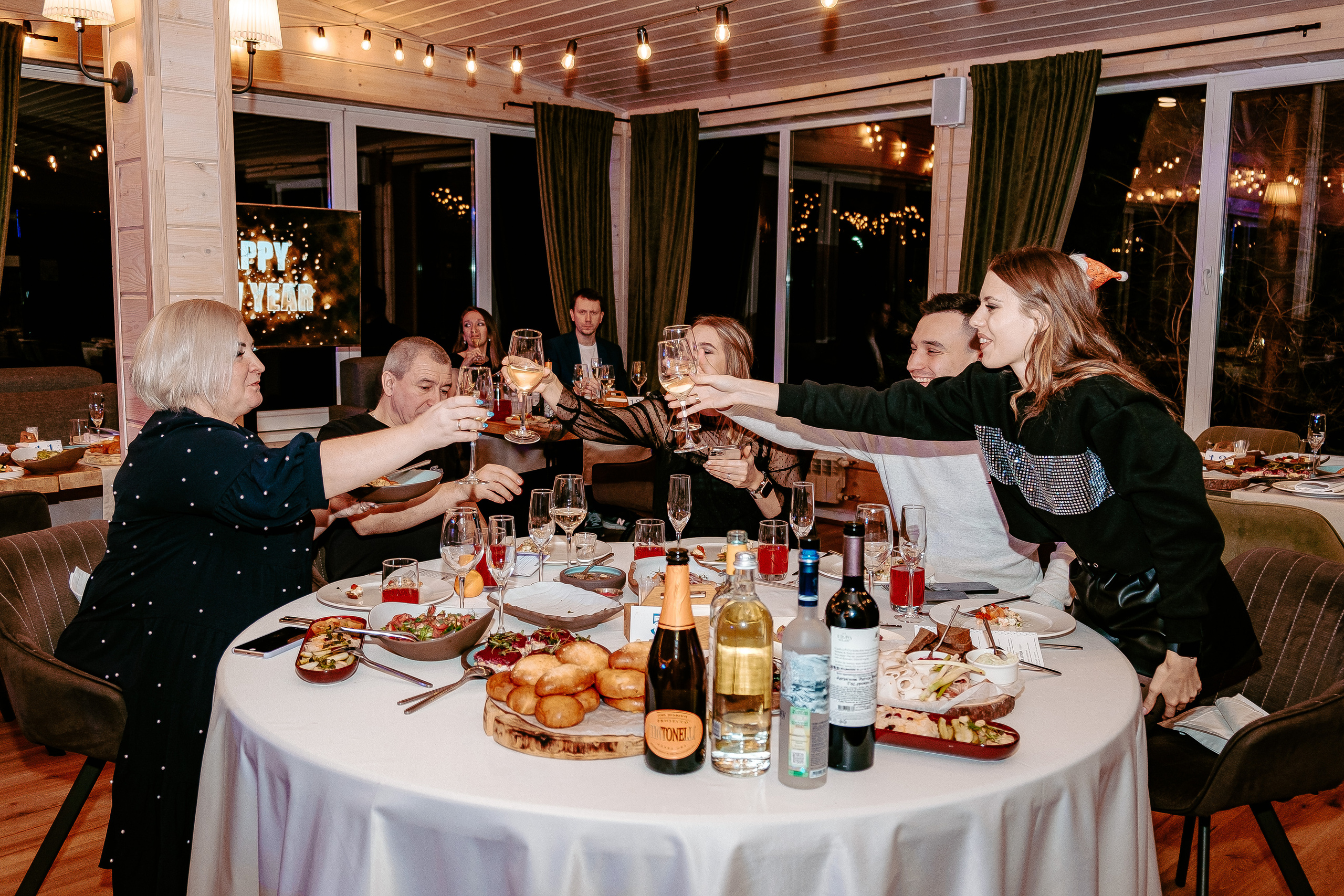 Новогодняя ночь в загородном клубе «Жемчужина». Фотограф Мария Хлебникова Санкт-Петербург Москва