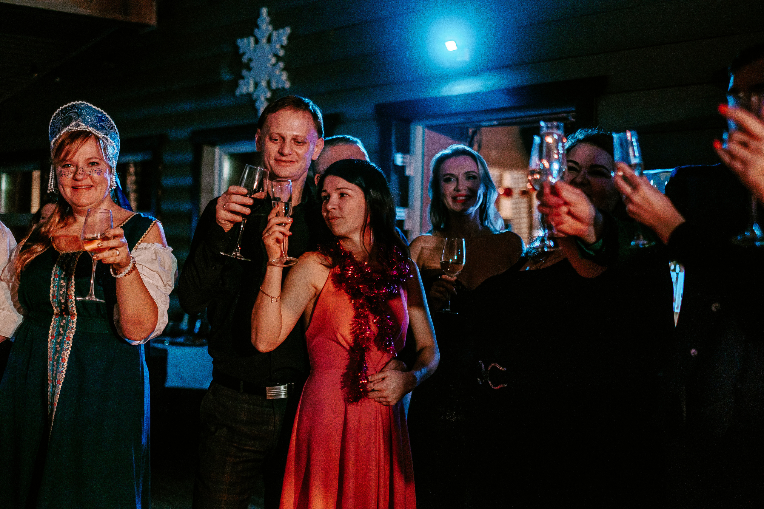 Новогодняя ночь в загородном клубе «Жемчужина». Фотограф Мария Хлебникова Санкт-Петербург Москва