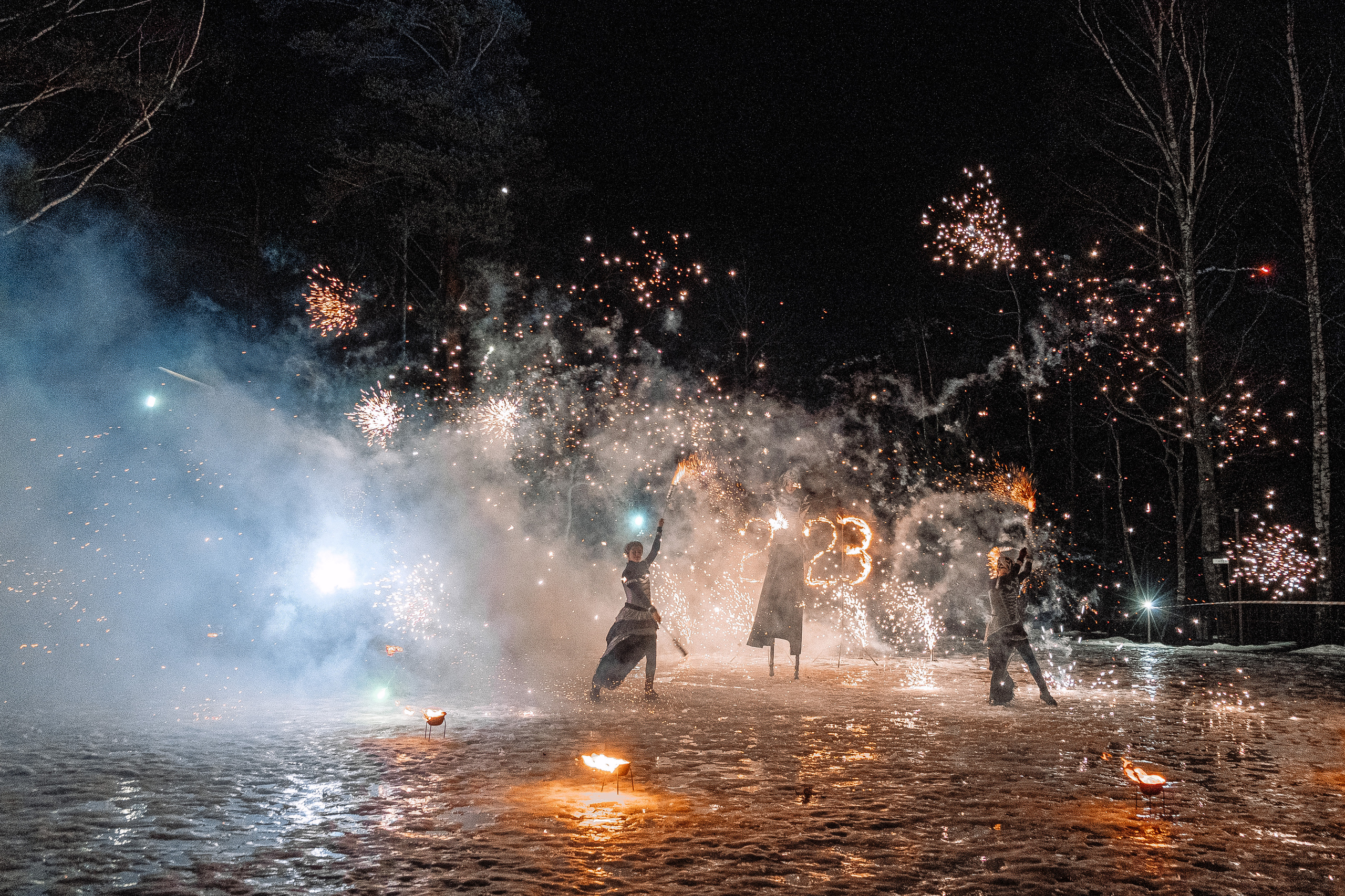 Новогодняя ночь в загородном клубе «Жемчужина». Фотограф Мария Хлебникова Санкт-Петербург Москва