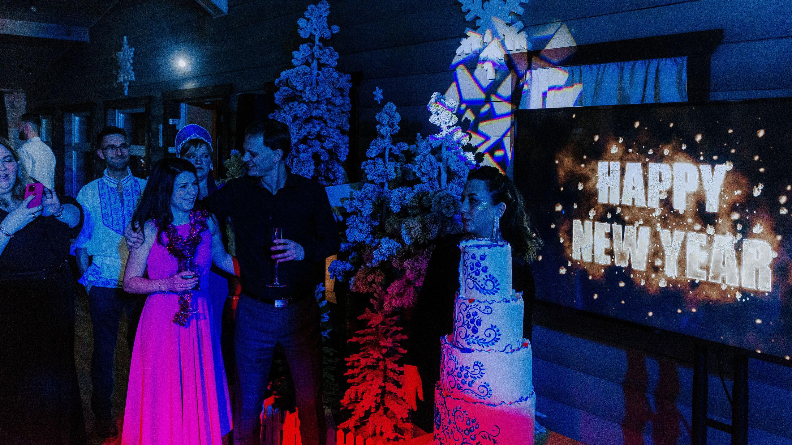 Новогодняя ночь в загородном клубе «Жемчужина». Фотограф Мария Хлебникова Санкт-Петербург Москва