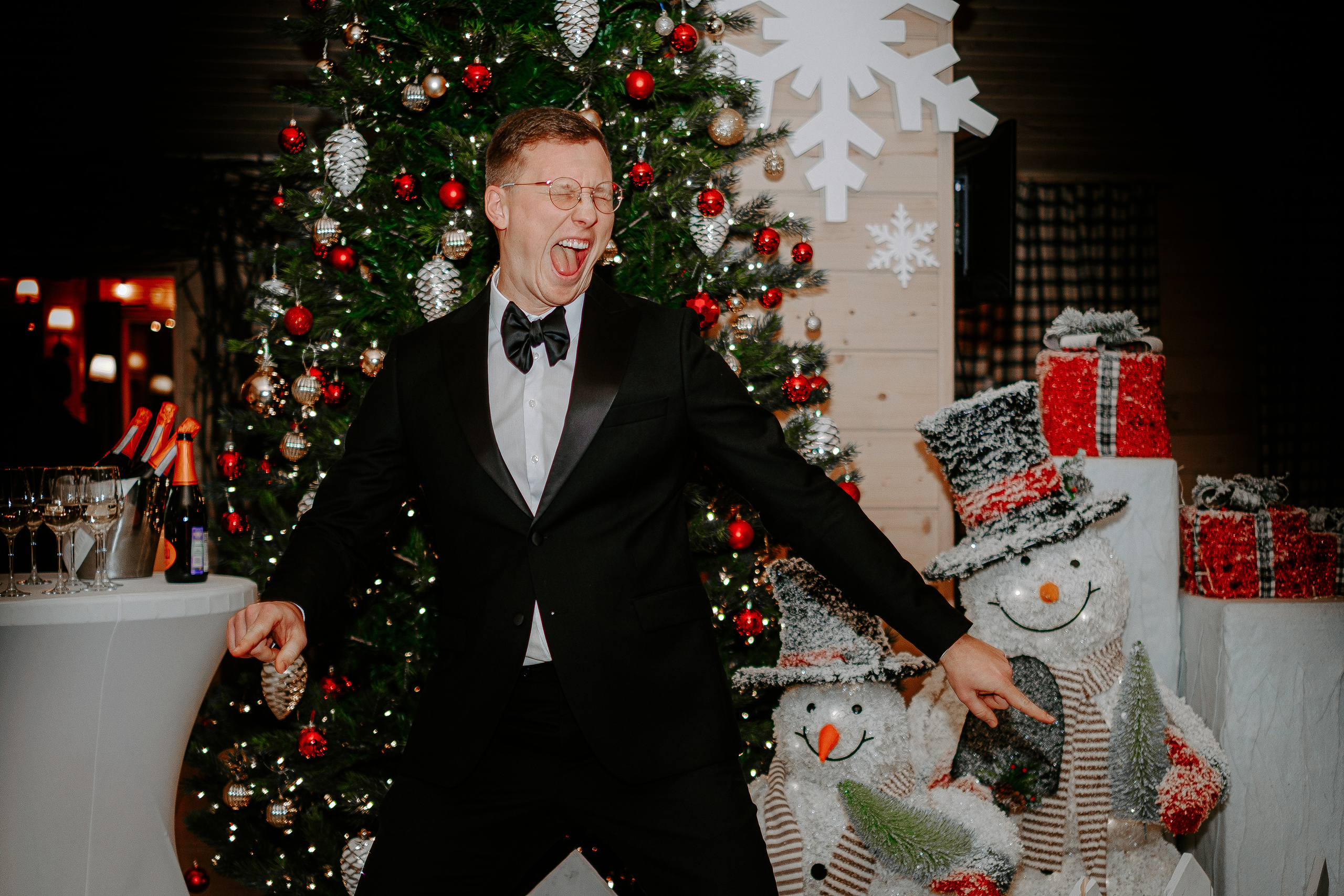 Новогодняя ночь в загородном клубе «Жемчужина». Фотограф Мария Хлебникова Санкт-Петербург Москва