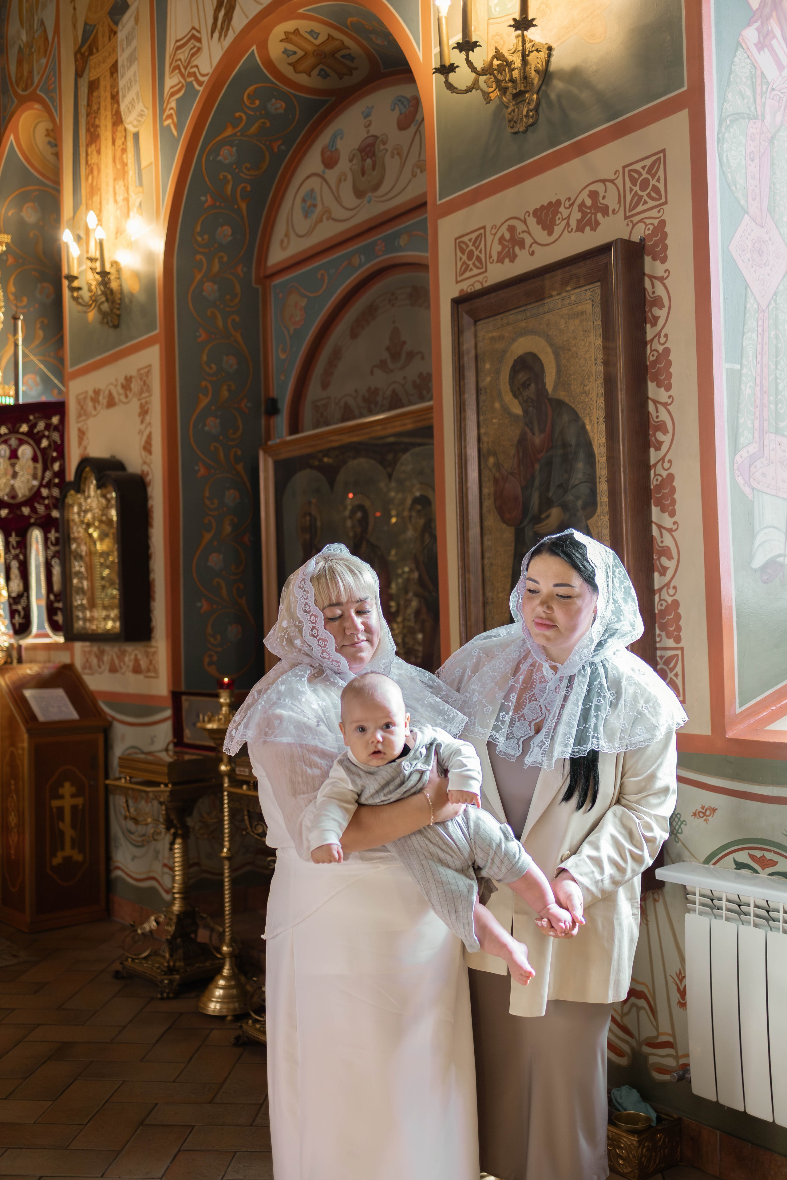 Таинство Крещения Евгения. Фотограф новорождённых Newborn Москва