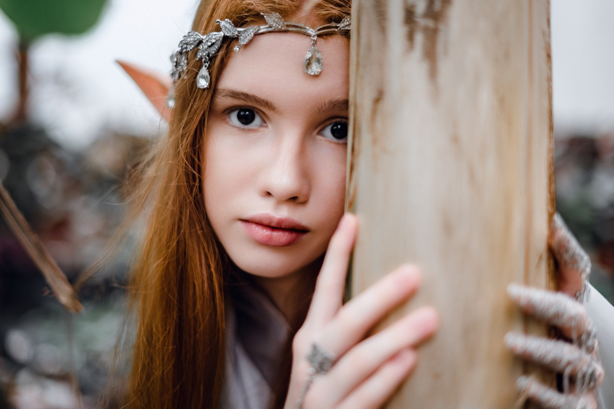 Эльф в ботаническом саду. Фотограф