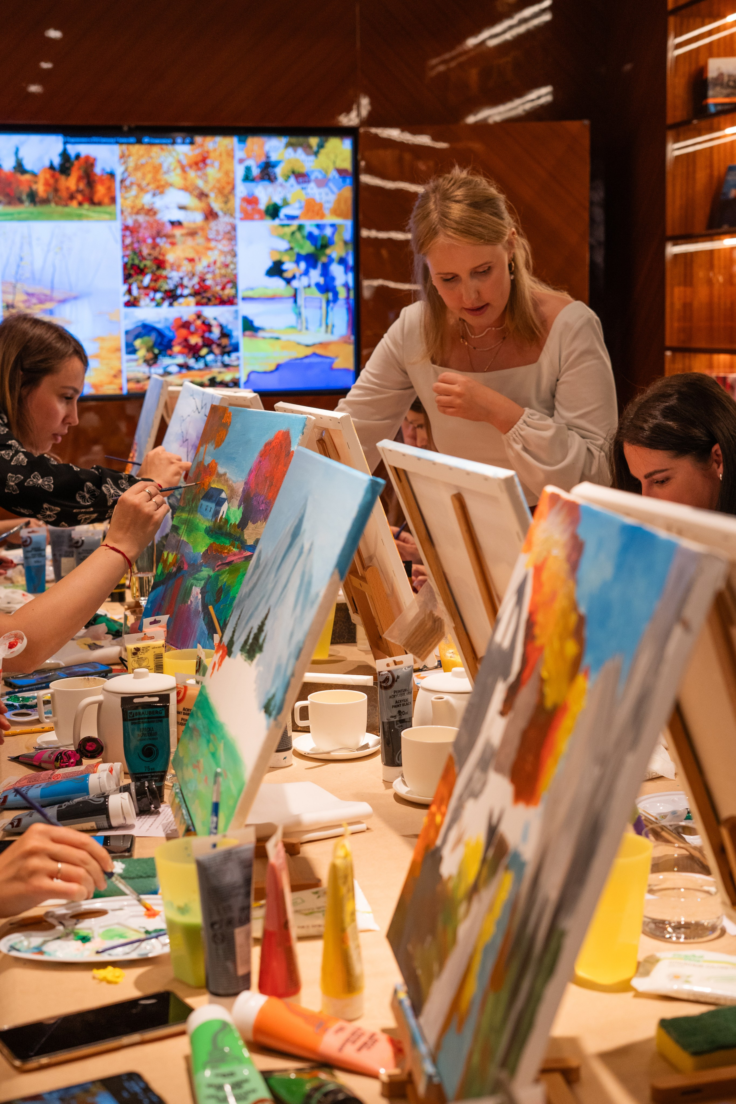 Корпоратив Teach Me Art 3. Портретный фотограф в Москве и Санкт-Петербурге Арина Чех