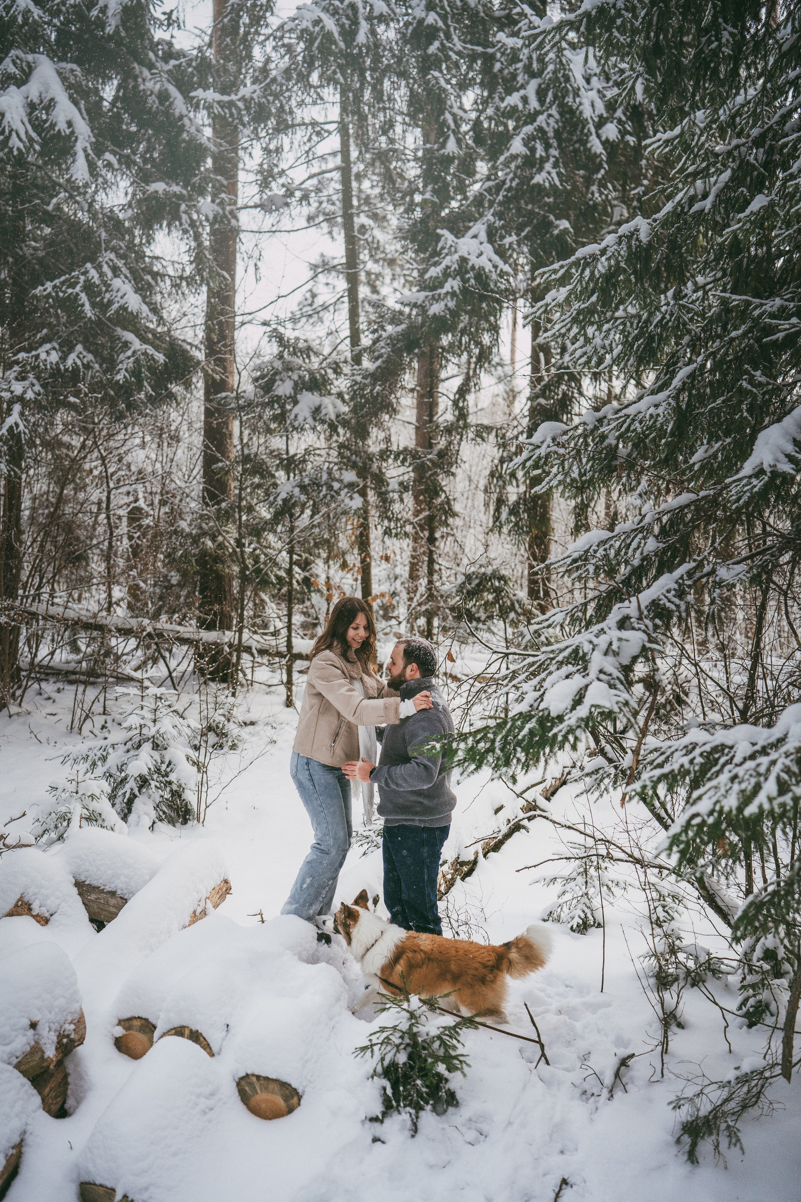 Катя, Анатолий и Елай. Фотограф анималист в Москве и Санкт-Петербурге Свиридова Анна