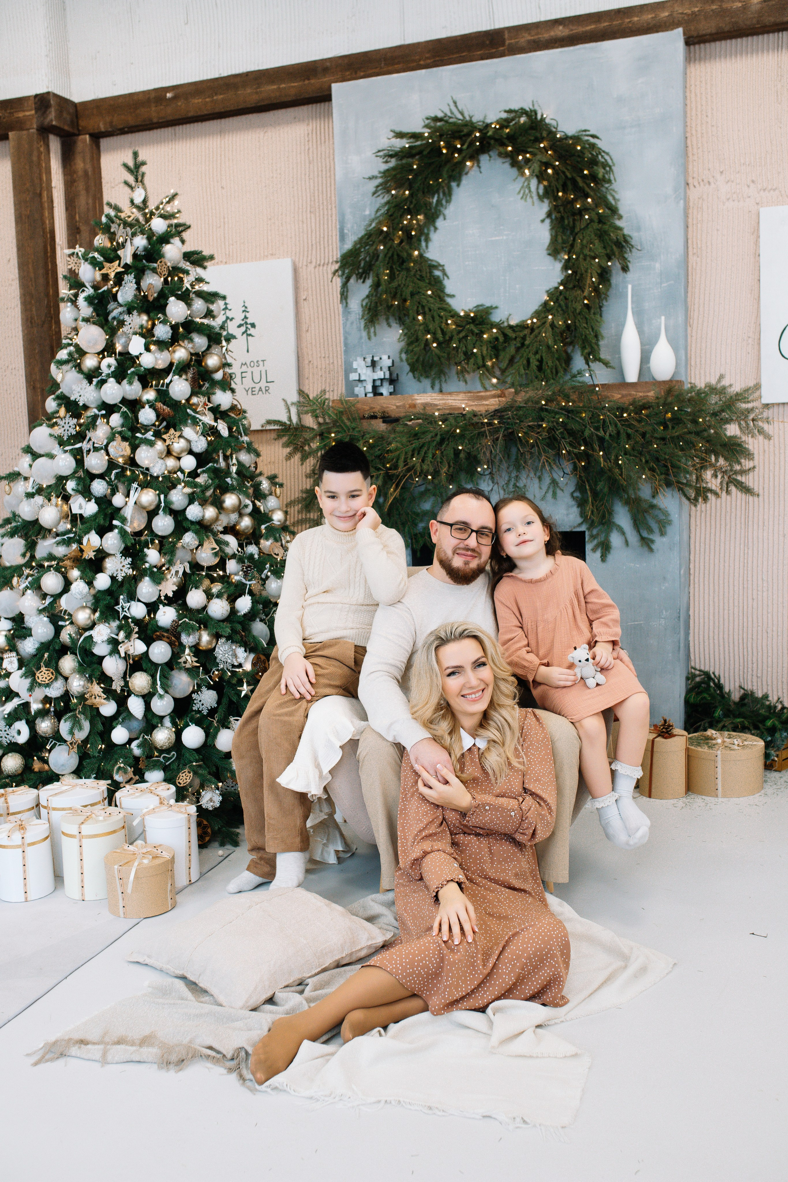 Новогоднее утро. Семейный фотограф в Санкт-Петербурге Назарова Ксения