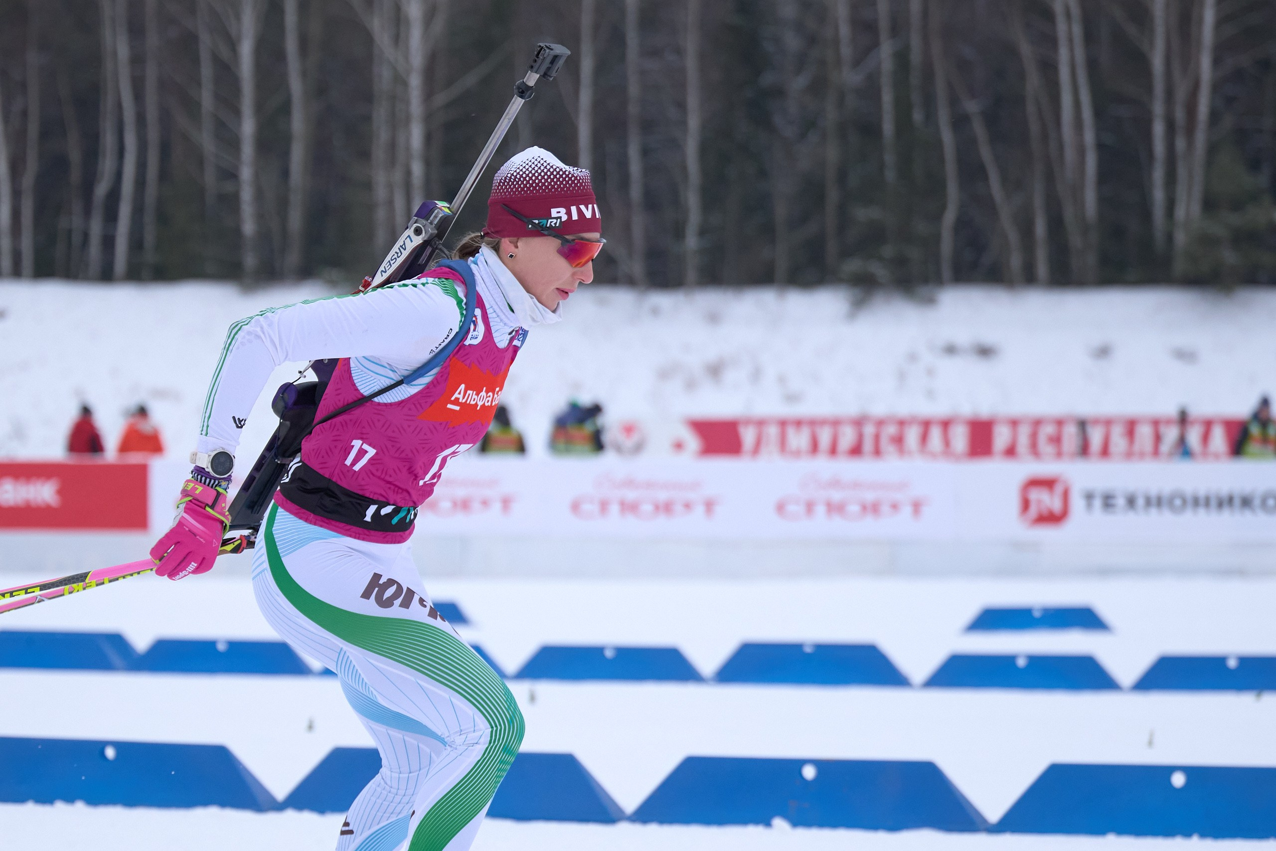 Биатлон. Чемпионат России — 2024/2025, 3-й этап, Ижевск. Ижевская винтовка. Спортивный репортажный фотограф в Ижевске Сергей Мерзляков