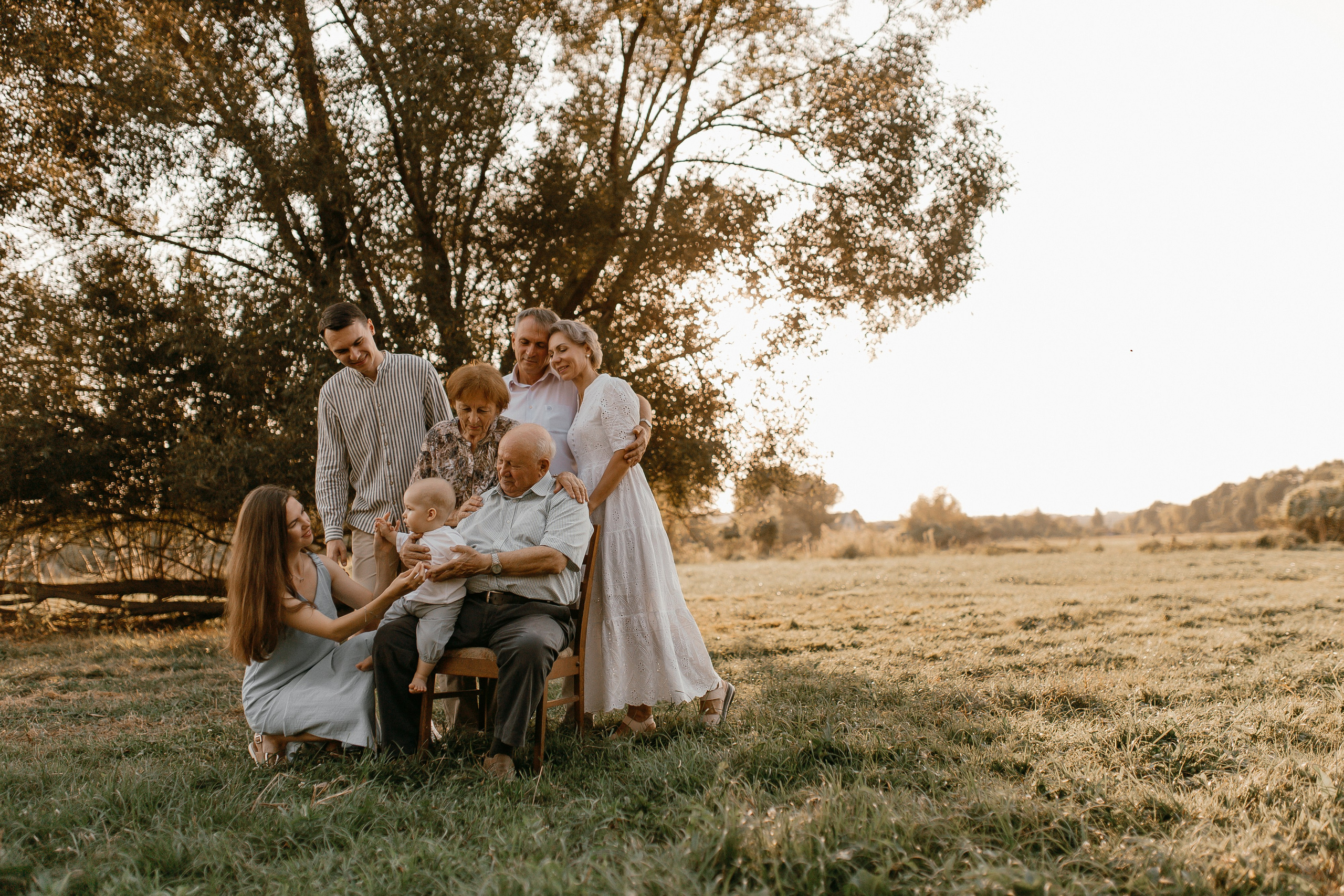 4 поколения. Семейный фотограф Губкин/Старый Оскол